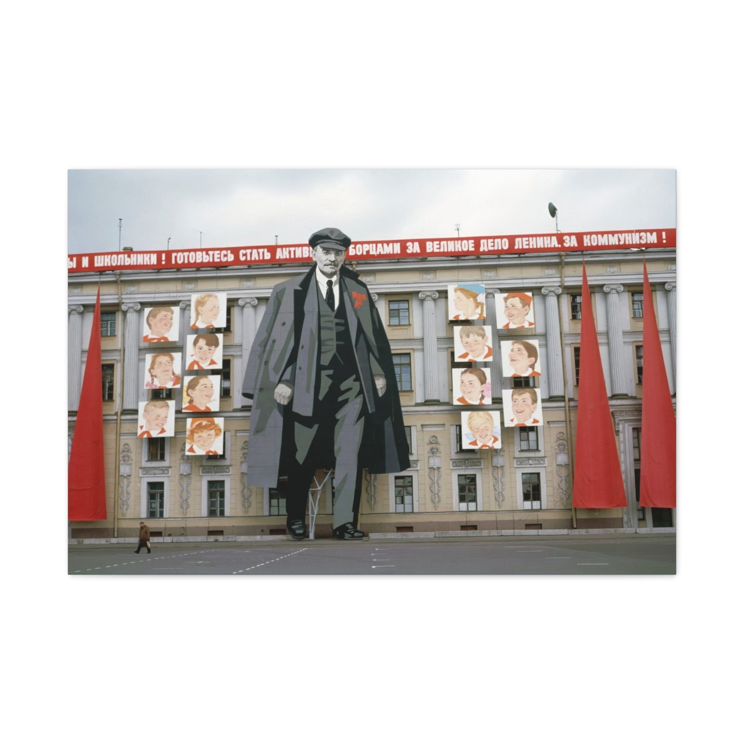 Palace Square, Leningrad, St Petersburg, Russia, May, 1974 - Canvas Gallery Wraps