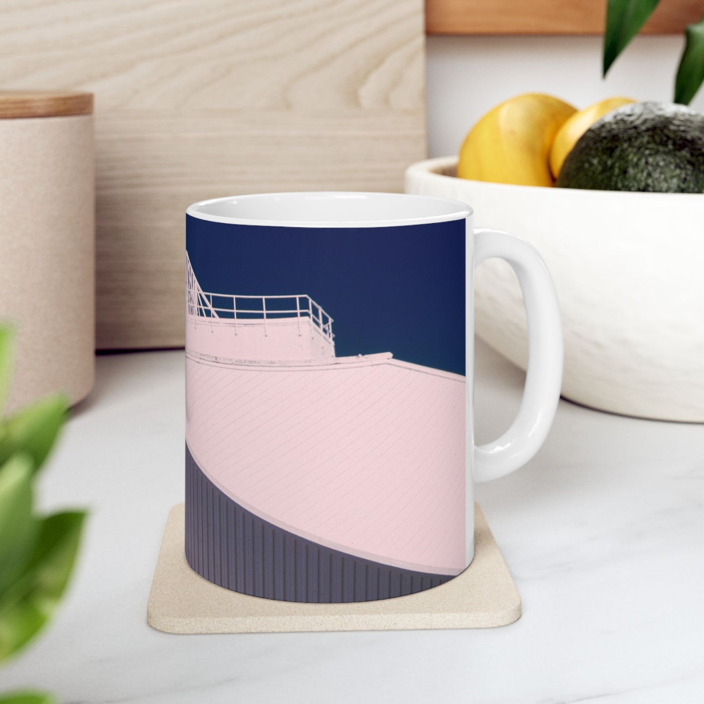 McMath-Pierce Solar Telescope, Kitt Peak, Arizona, 1993 - Ceramic Mug