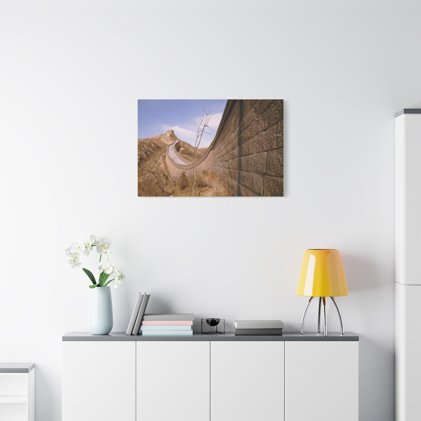 Great Wall Of China, 1974 - Matte Canvas, Stretched, 1.25 in