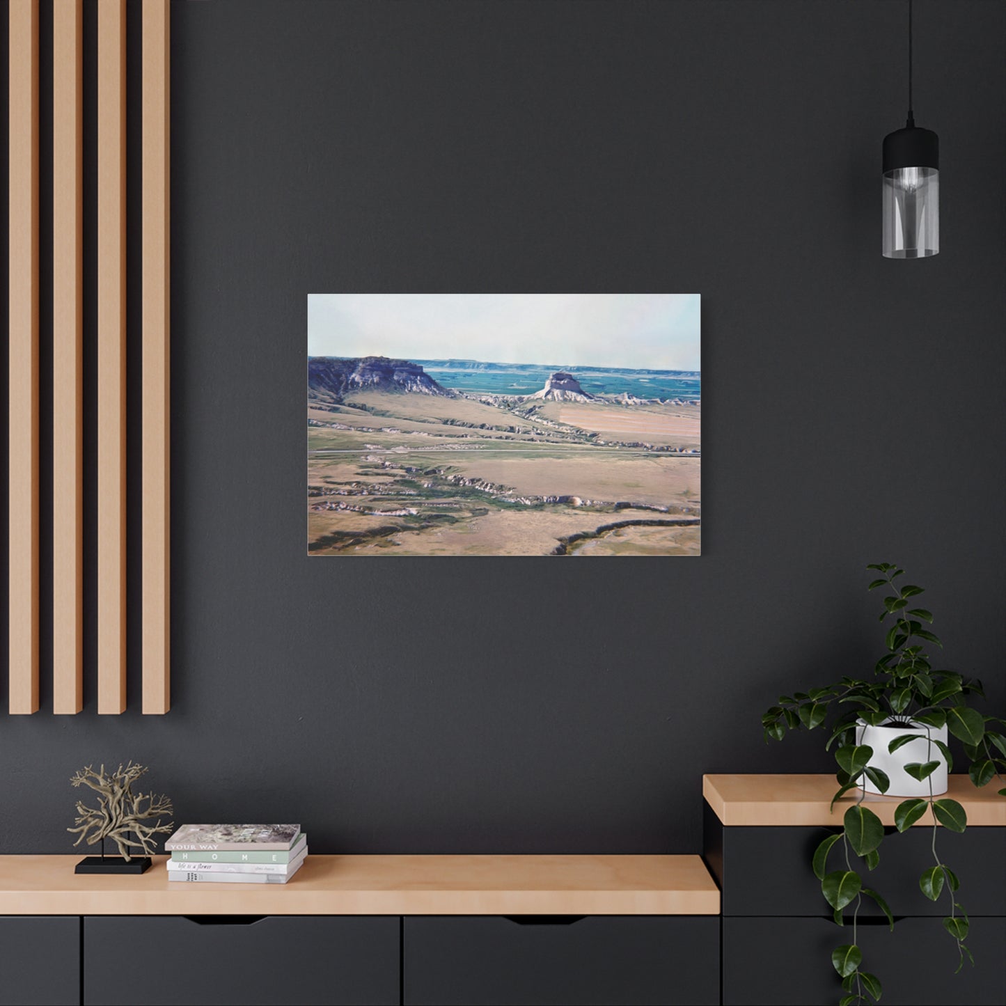 Painted Landscape - Matte Canvas, Stretched, 1.25 in