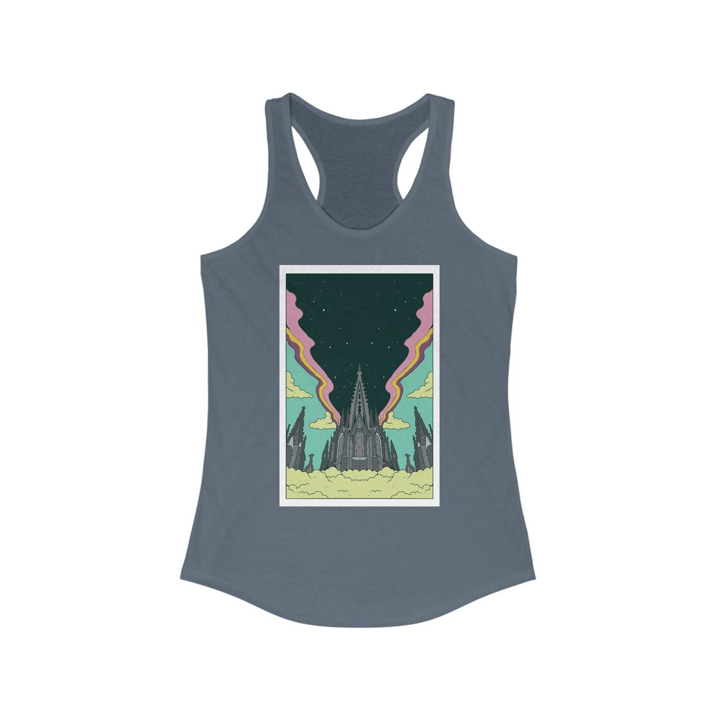 Trippy Barcelona - Women's Racerback Tank