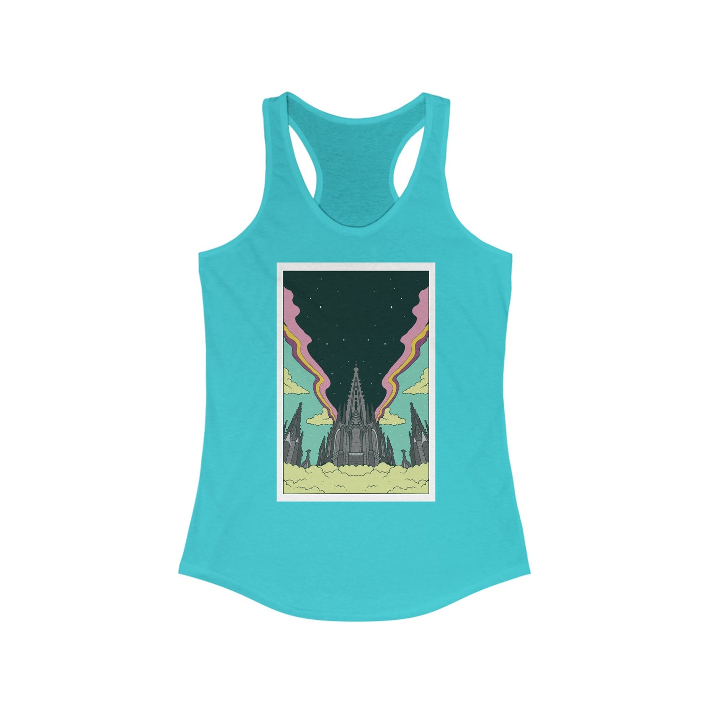 Trippy Barcelona - Women's Racerback Tank