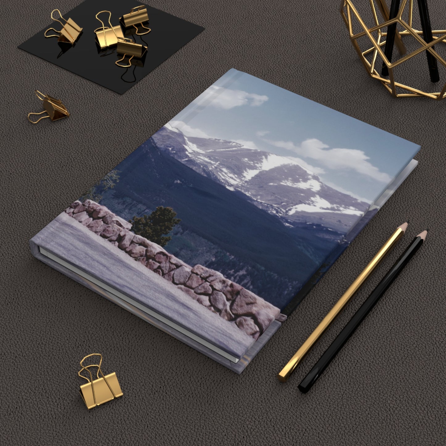 Storybook Mountain Range - Hardcover Journal Matte