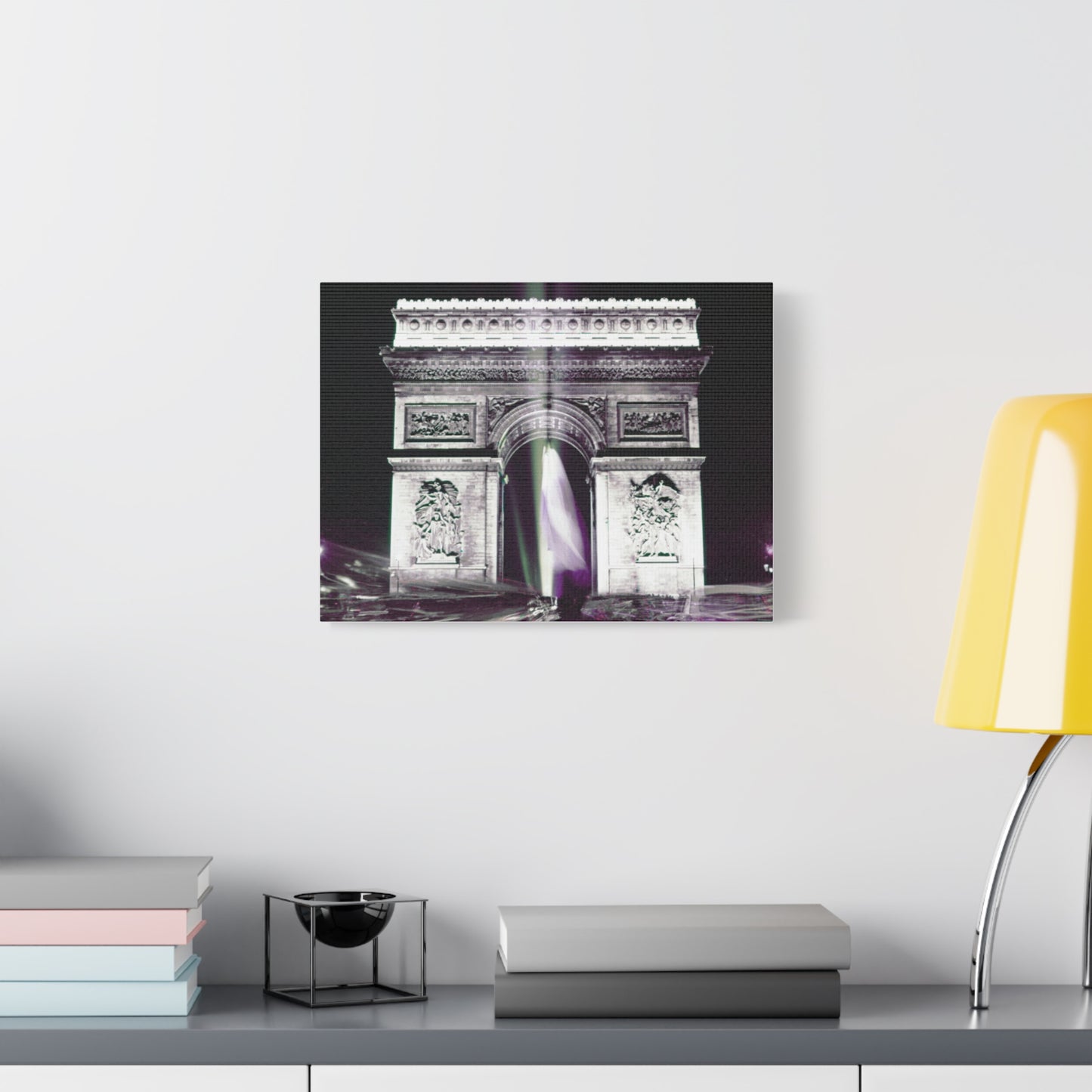 Arc De Triomphe Time-lapse, Circa Mid 1960s - Matte Canvas, Stretched, 1.25"