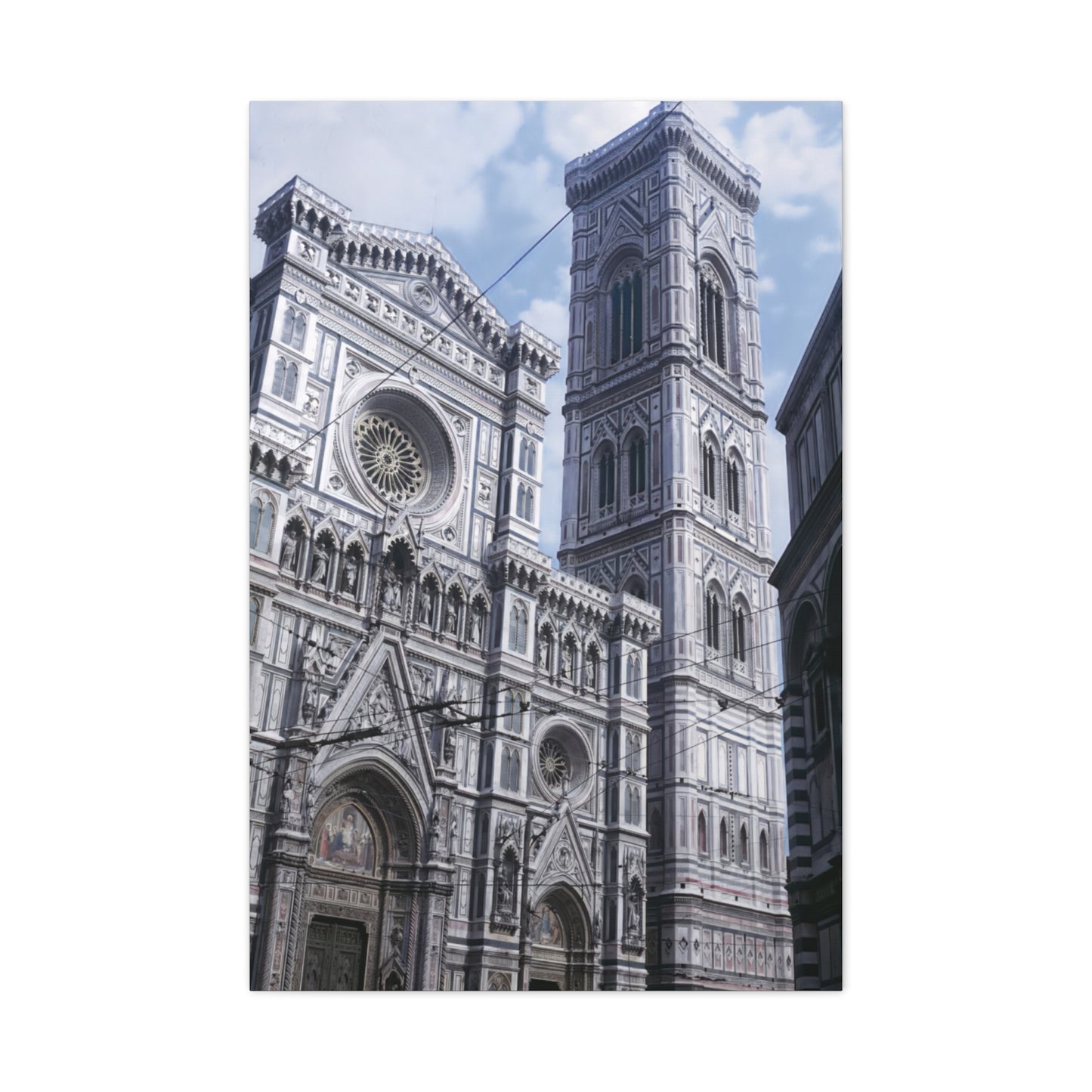 Giotto's Campanile & The Florence Cathedral - Matte Canvas, Stretched, 1.25 in