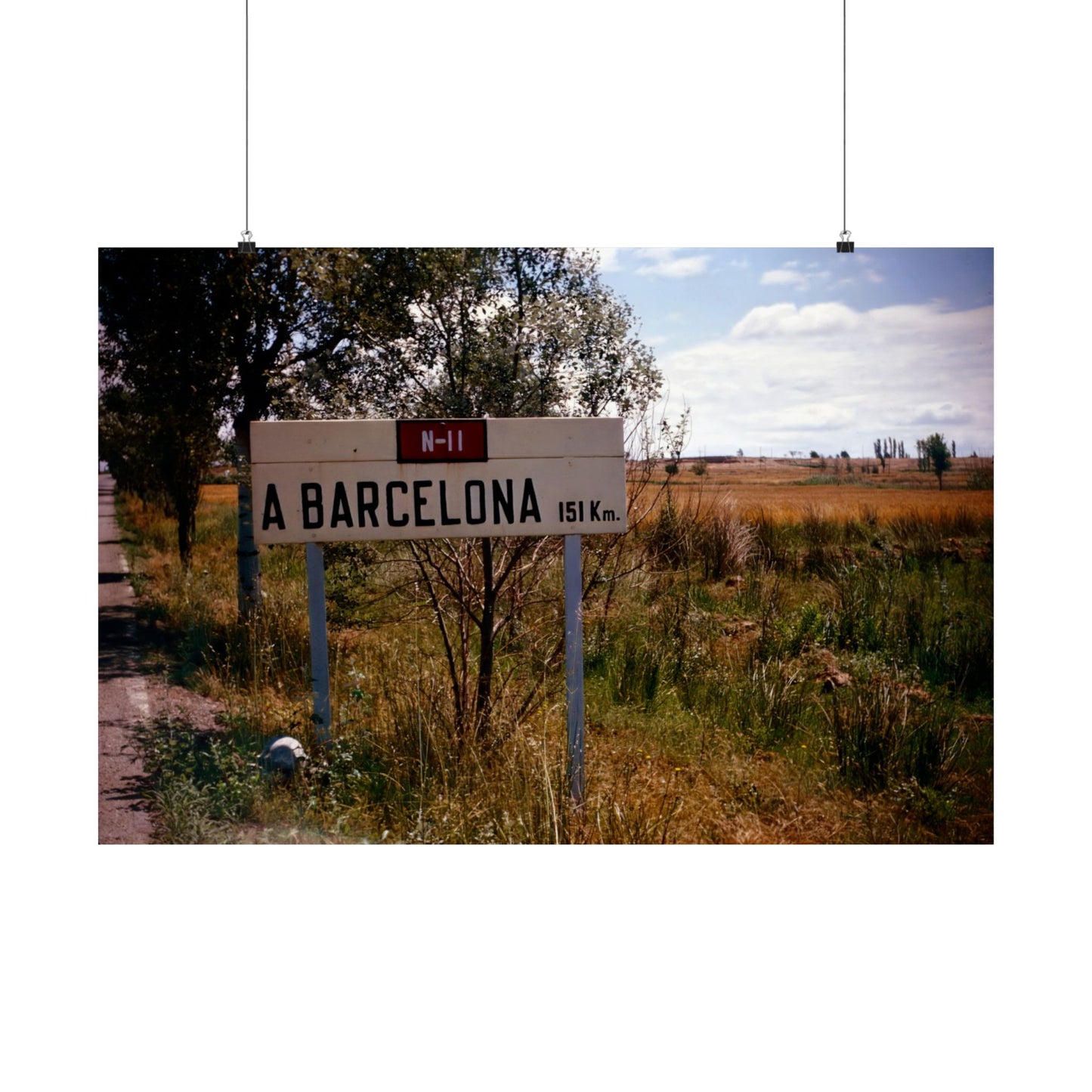 Barcelona 151Km - Poster