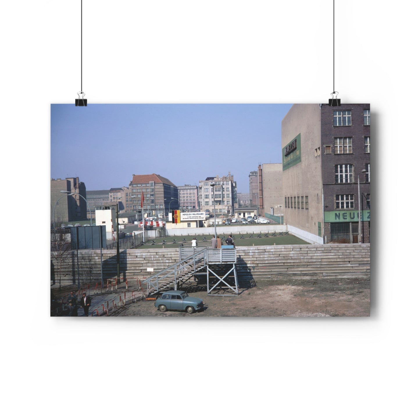 Checkpoint Charlie, Berlin, Germany, 1969 - Giclée Fine Art Print