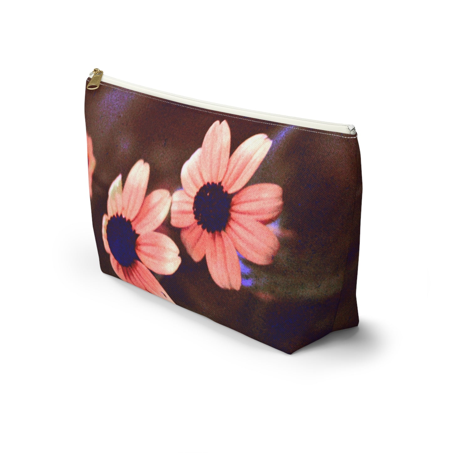 Pink Daisy at Dusk - Stand-up accessory bag