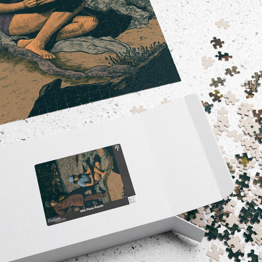 Drawing the Artist - Retro Inspired Jigsaw Puzzle