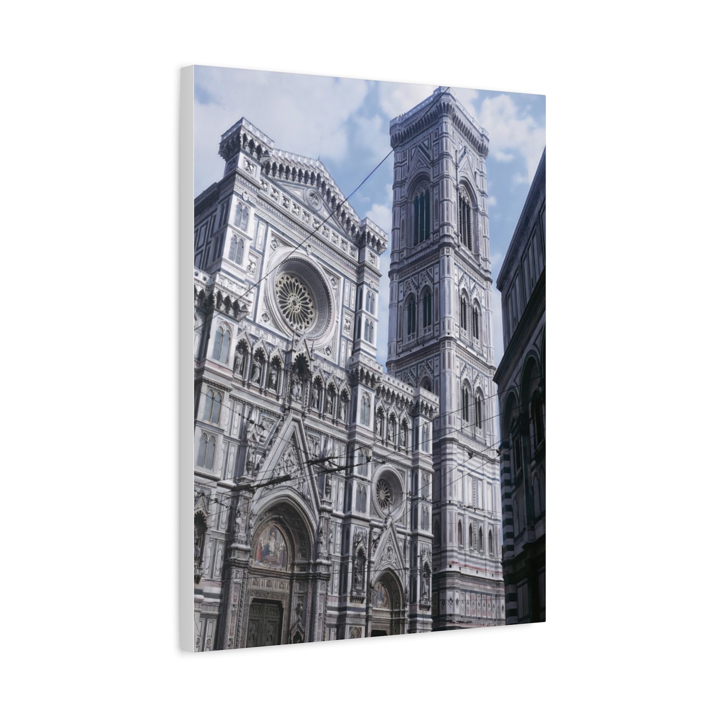 Giotto's Campanile & The Florence Cathedral - Matte Canvas, Stretched, 1.25 in