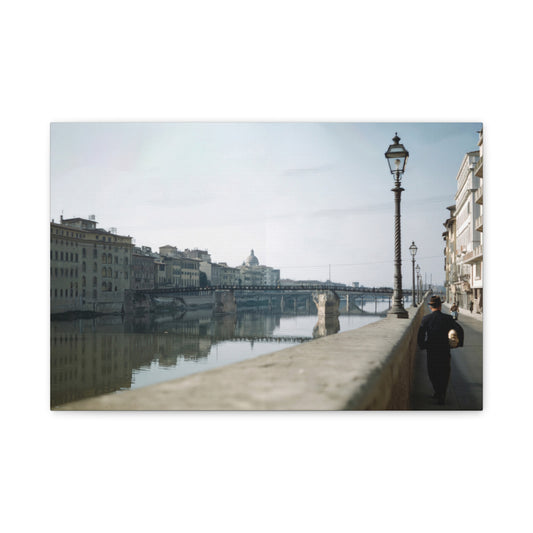 Florence, Italy, 1963 - Matte Canvas, Stretched, 1.25"