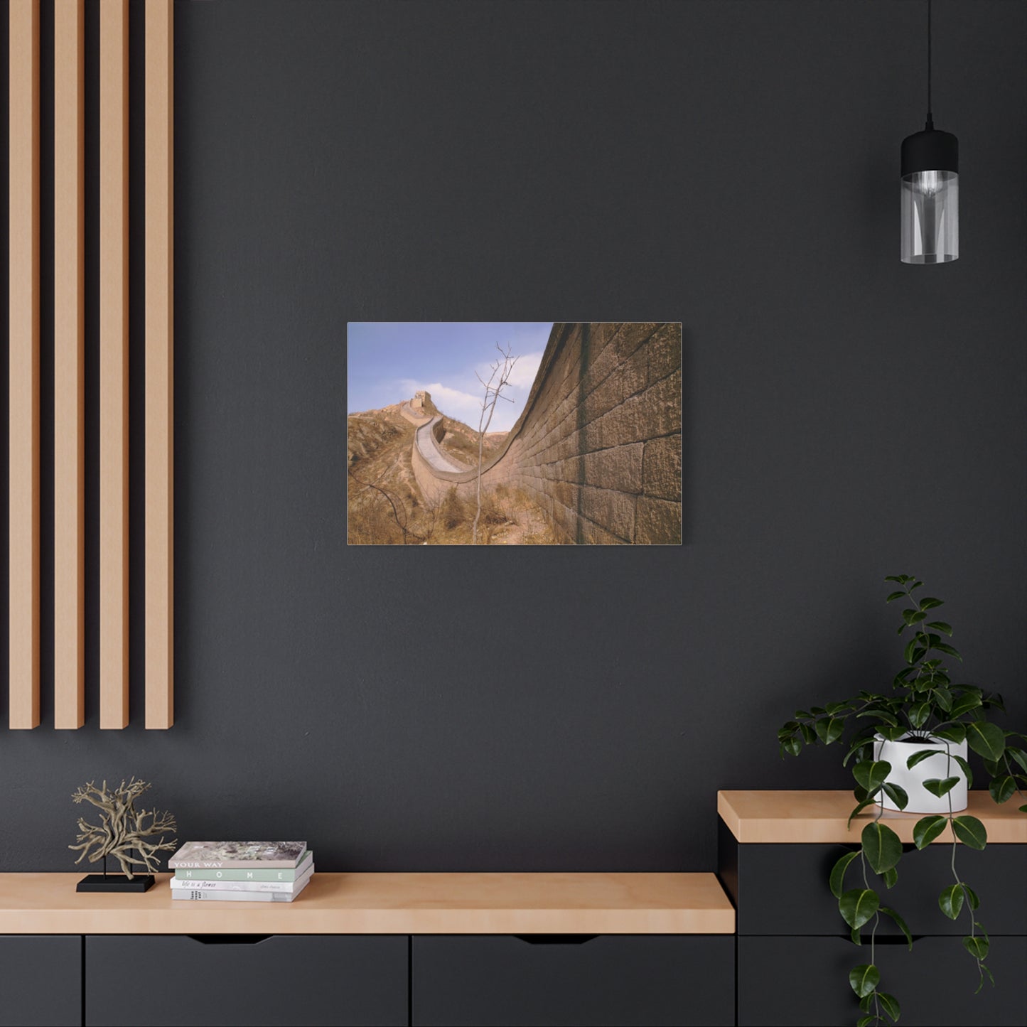 Great Wall Of China, 1974 - Matte Canvas, Stretched, 1.25 in