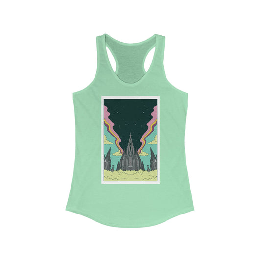 Trippy Barcelona - Women's Racerback Tank