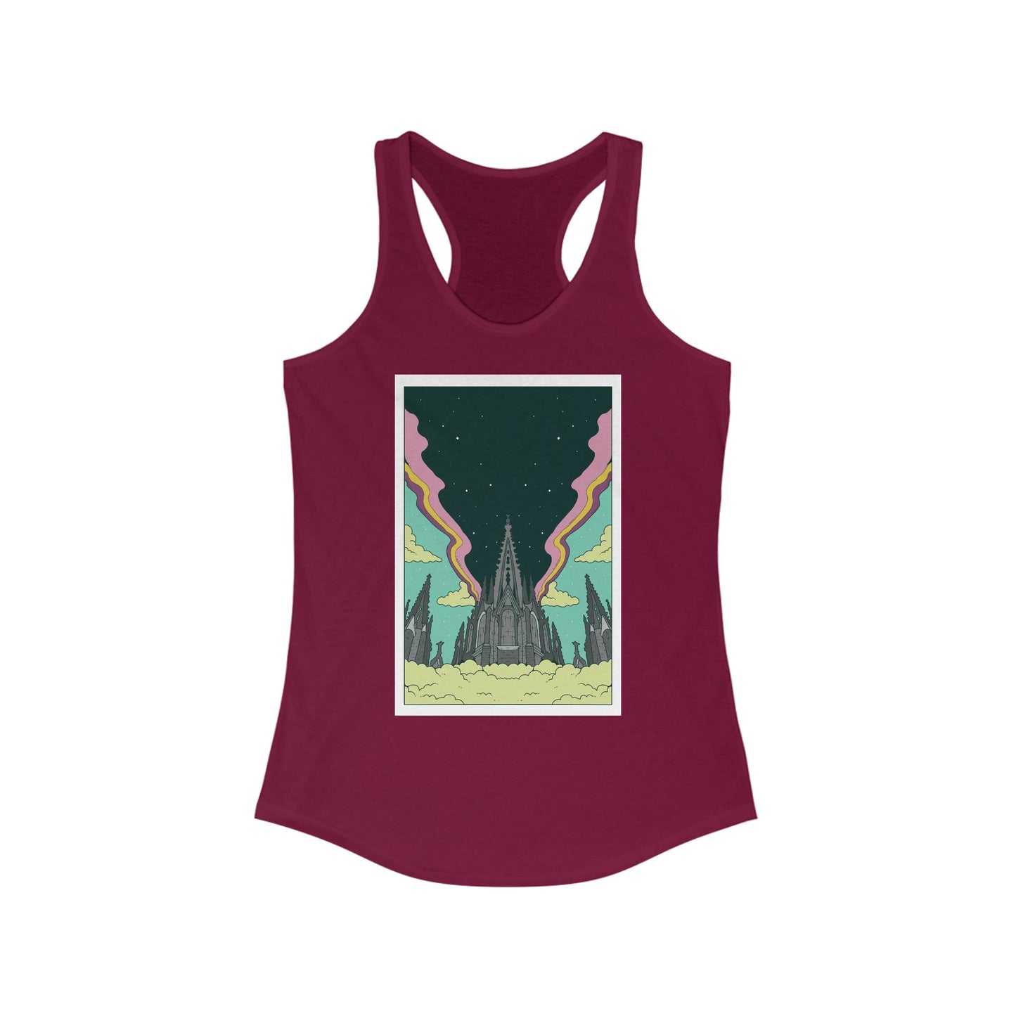 Trippy Barcelona - Women's Racerback Tank