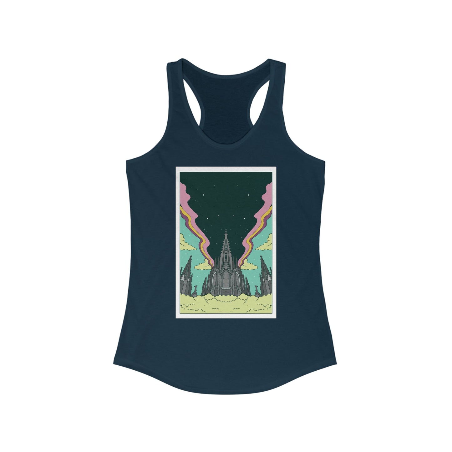 Trippy Barcelona - Women's Racerback Tank