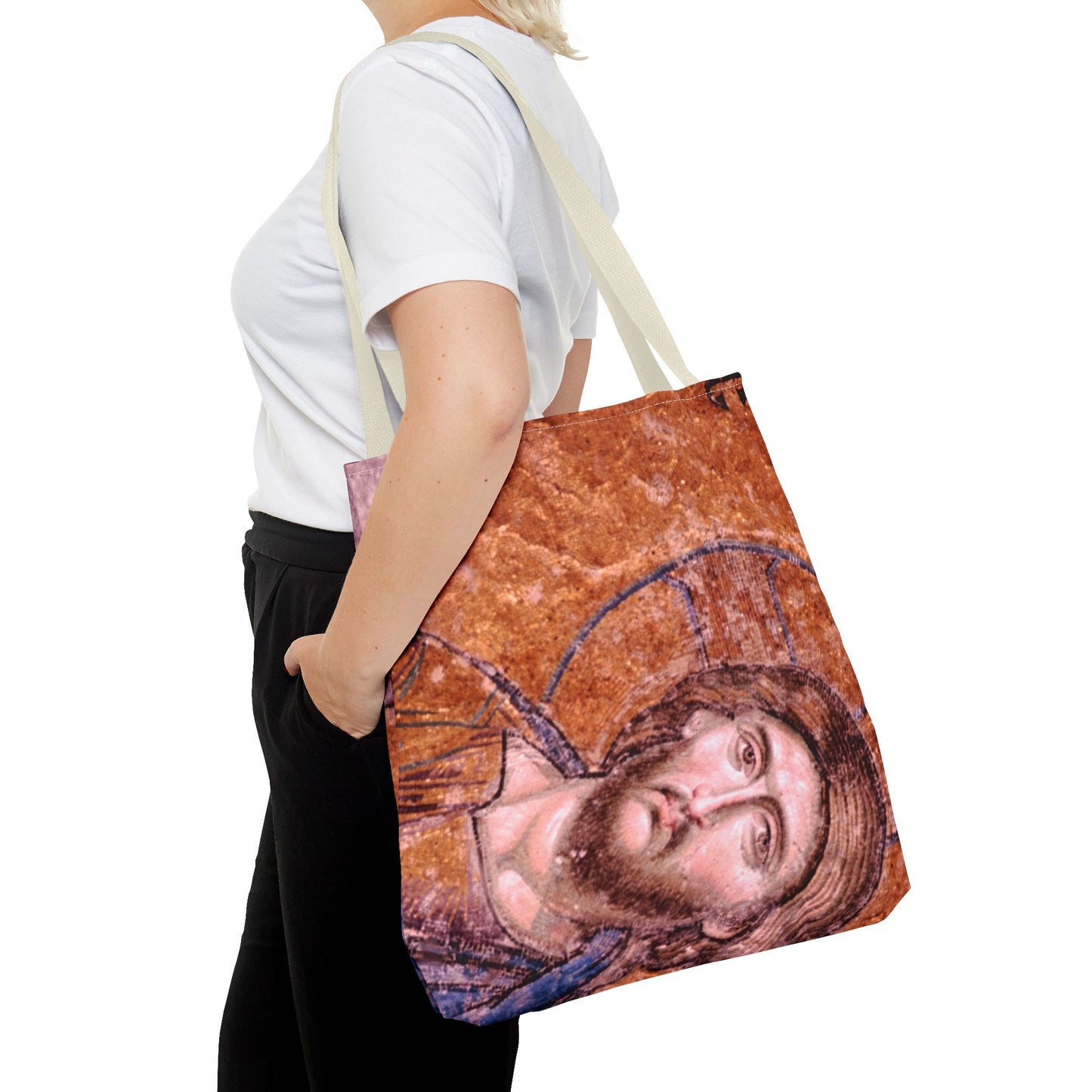 Christ Pantocrator - Hagia Sophia's Deësis mosaic, Sultanahmet, Istanbul, Turkey, 1963 - Tote Bag