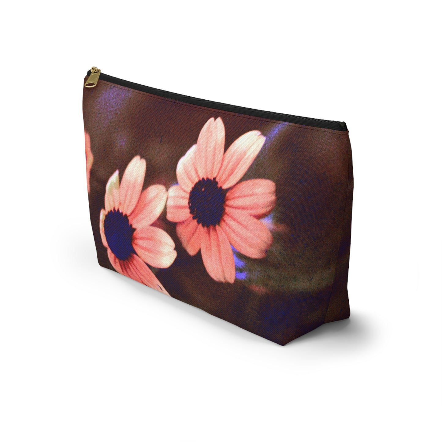 Pink Daisy at Dusk - Stand-up accessory bag