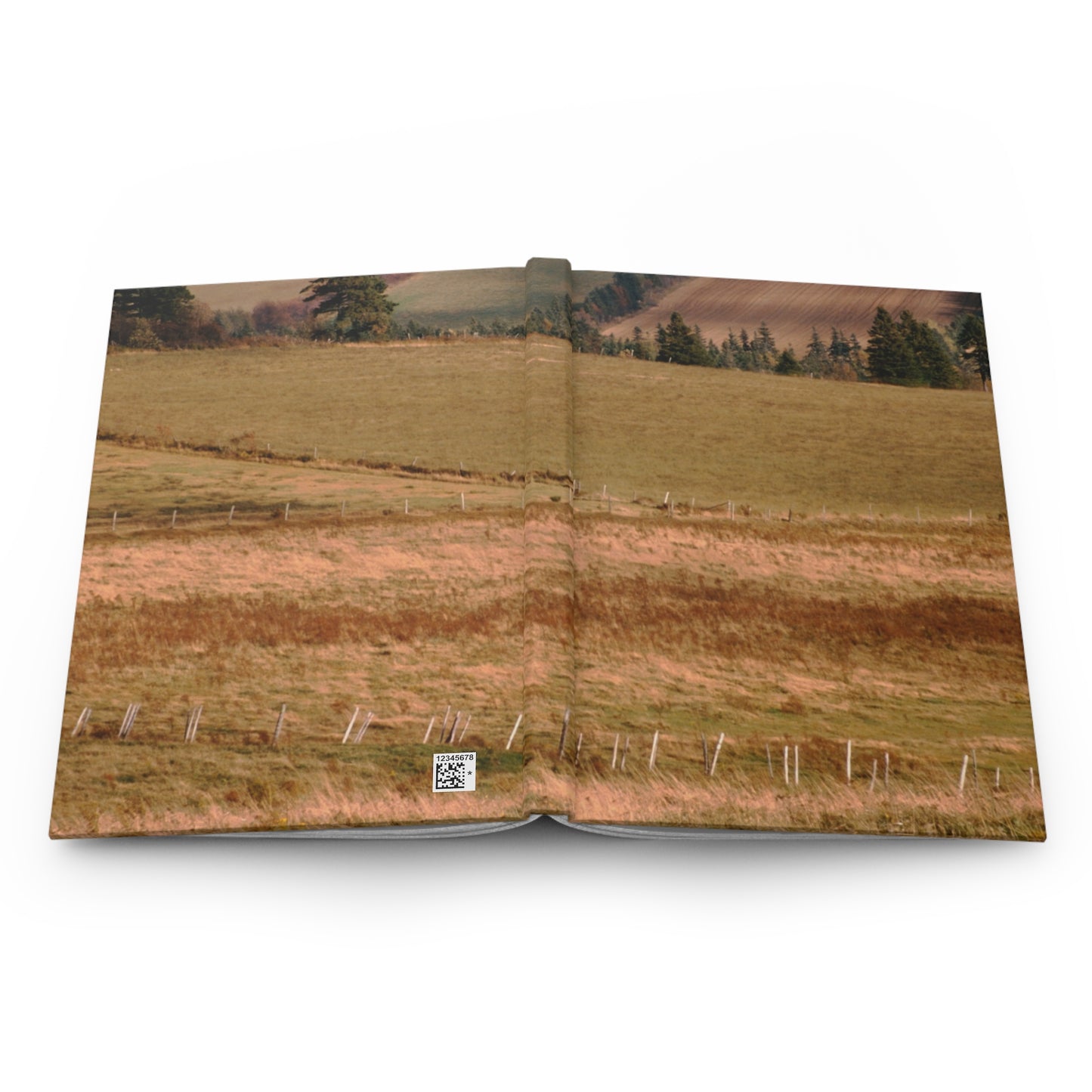 Tranquil Pastures And Rich Tones - Hardcover Journal Matte