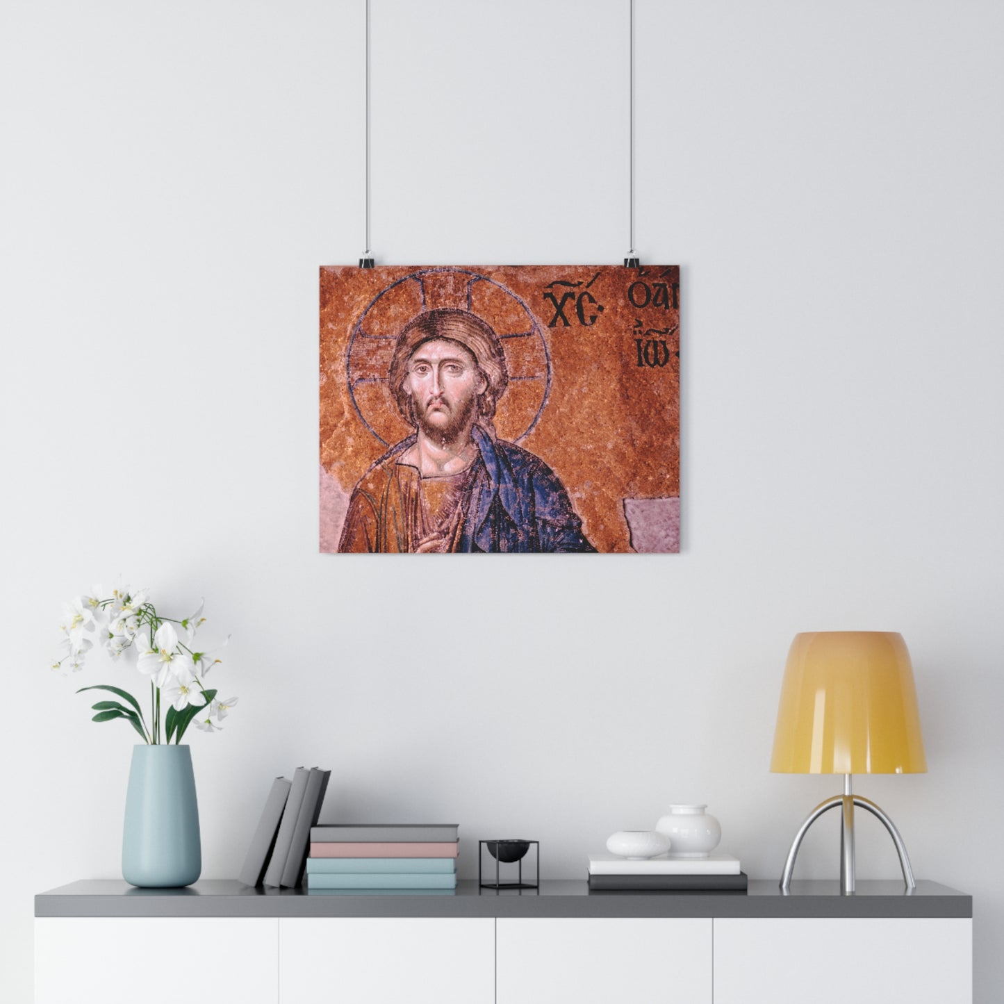 Christ Pantocrator - Hagia Sophia's Deësis mosaic, Sultanahmet, Istanbul, Turkey, 1963 - Giclée Fine Art Print