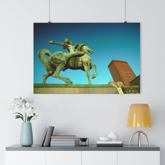 The Spearman, Grant Park, Chicago, 1974 - Giclée Fine Art Print