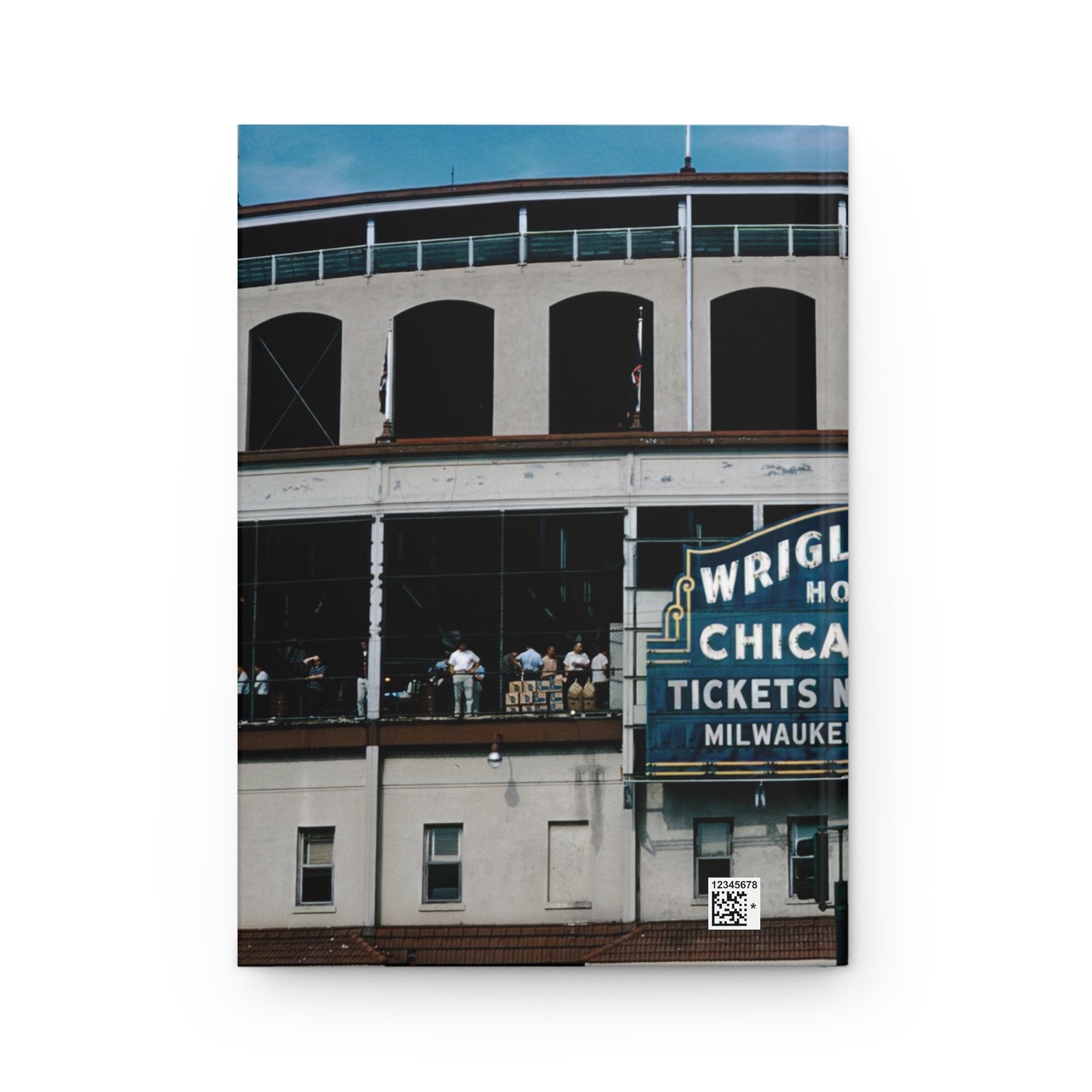 Wrigley Field, Home of Chicago Cubs, August 1959 - Hardcover Journal Matte