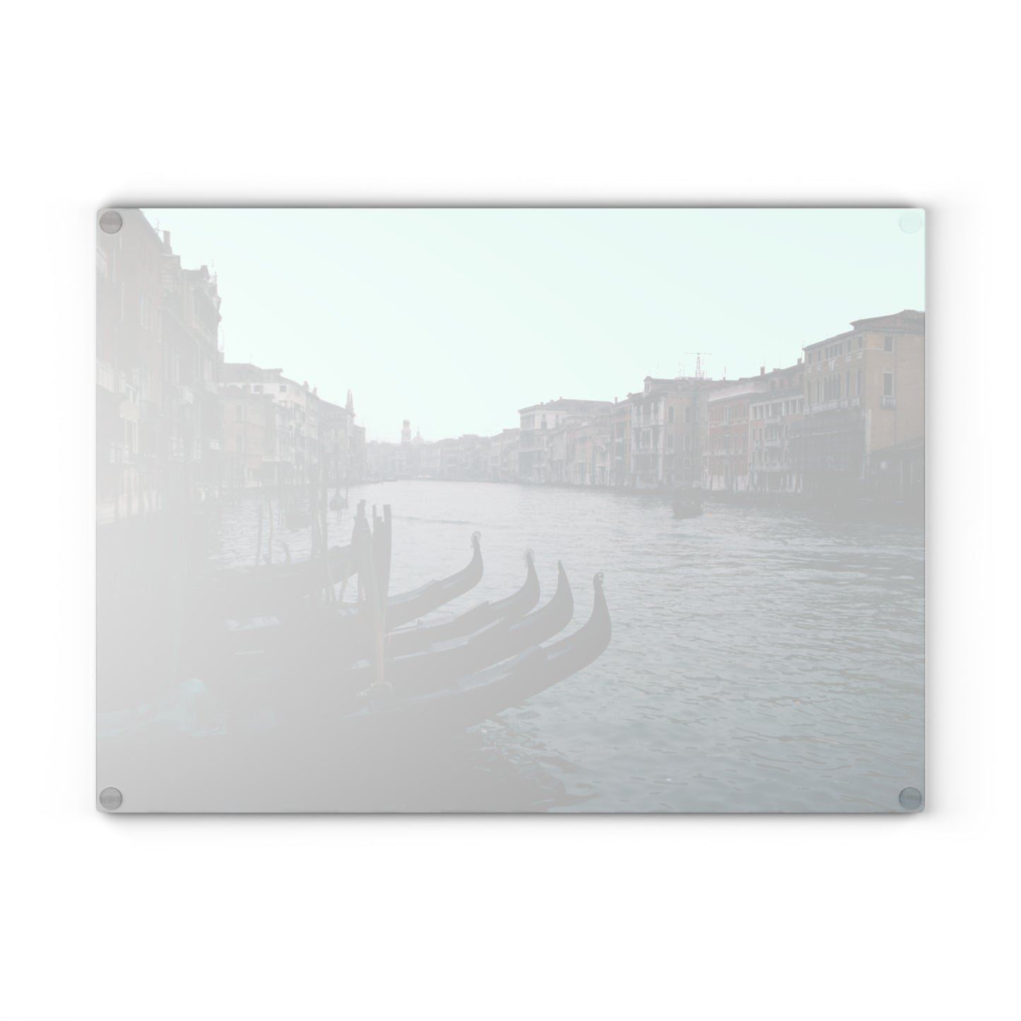 Venice, Italy, Grand Canal, 1976 - Glass Cutting Board