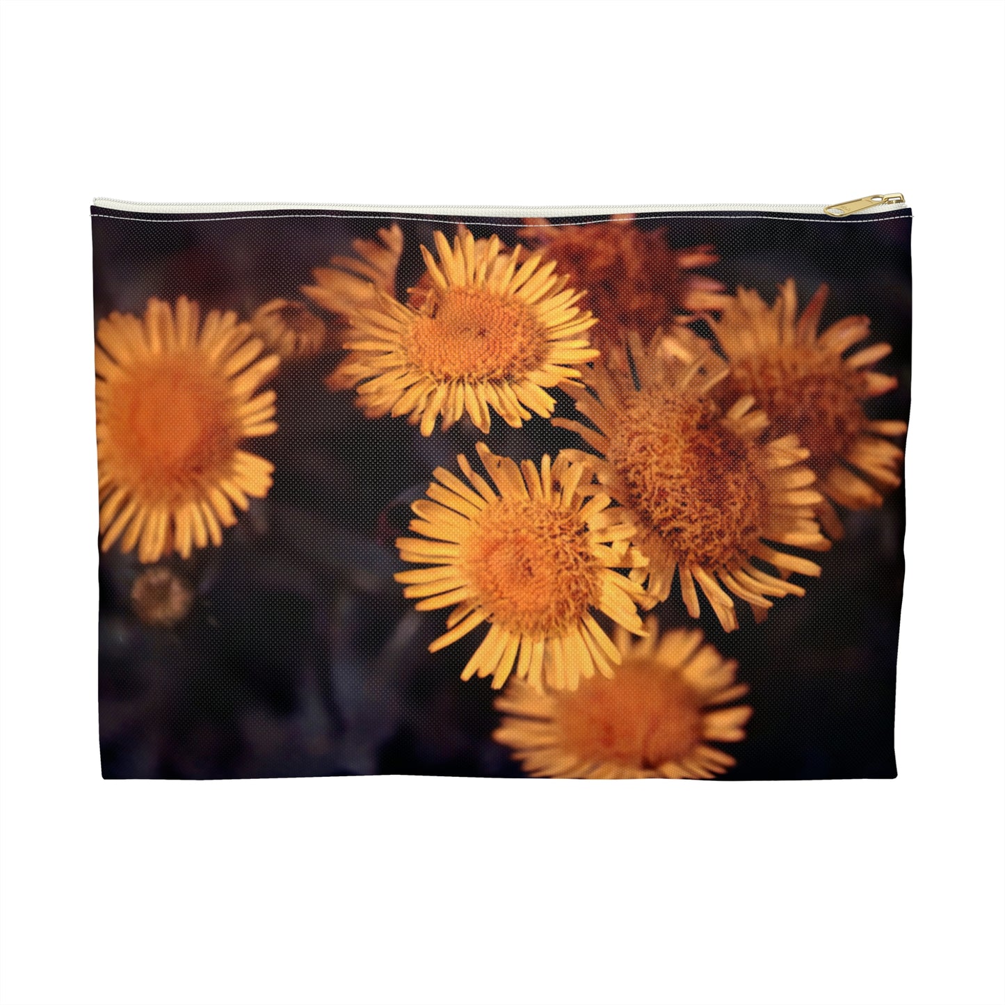 Yellow Blooms "Bring Me With You" - Makeup Pouch