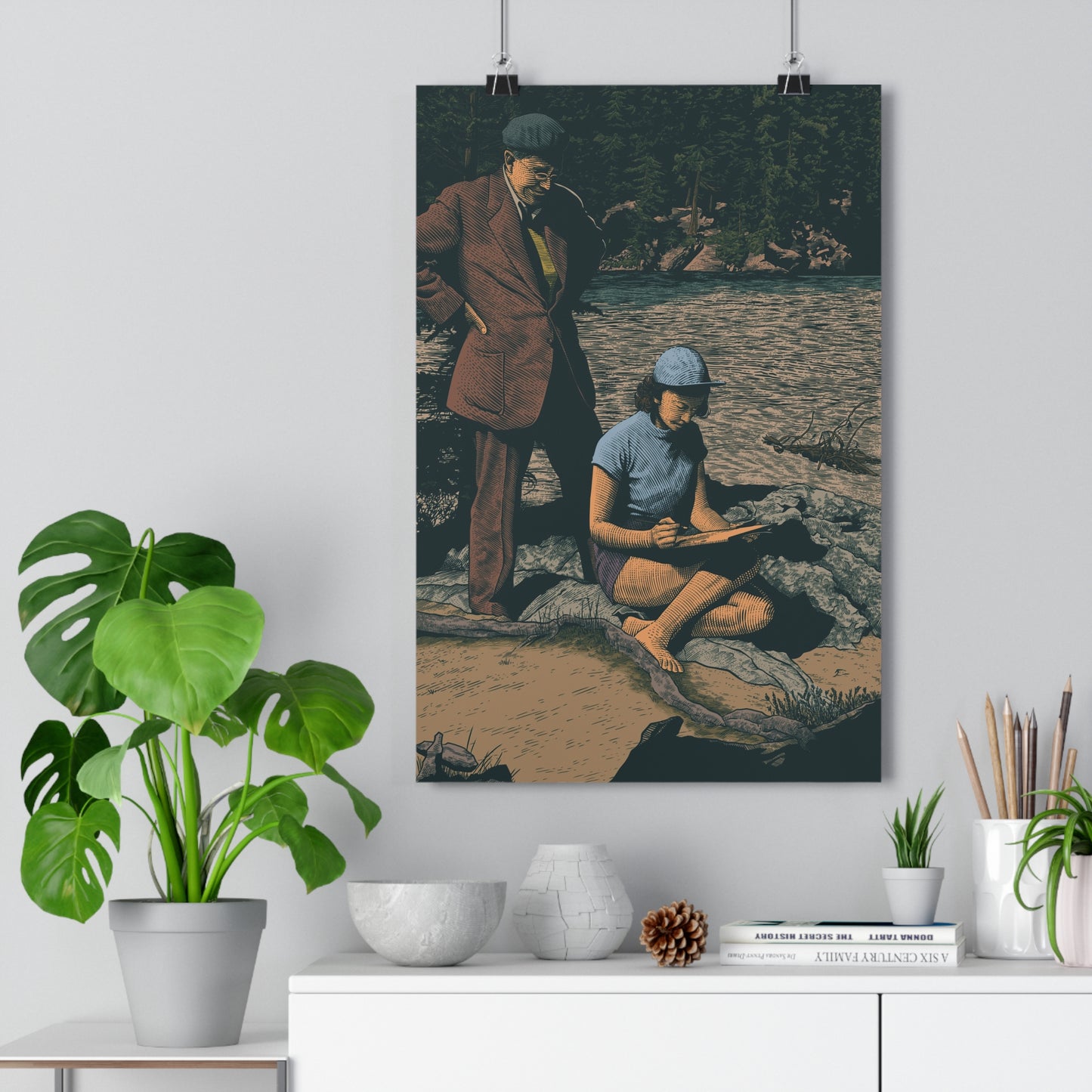 Drawing the Artist - Giclée Fine Art Print