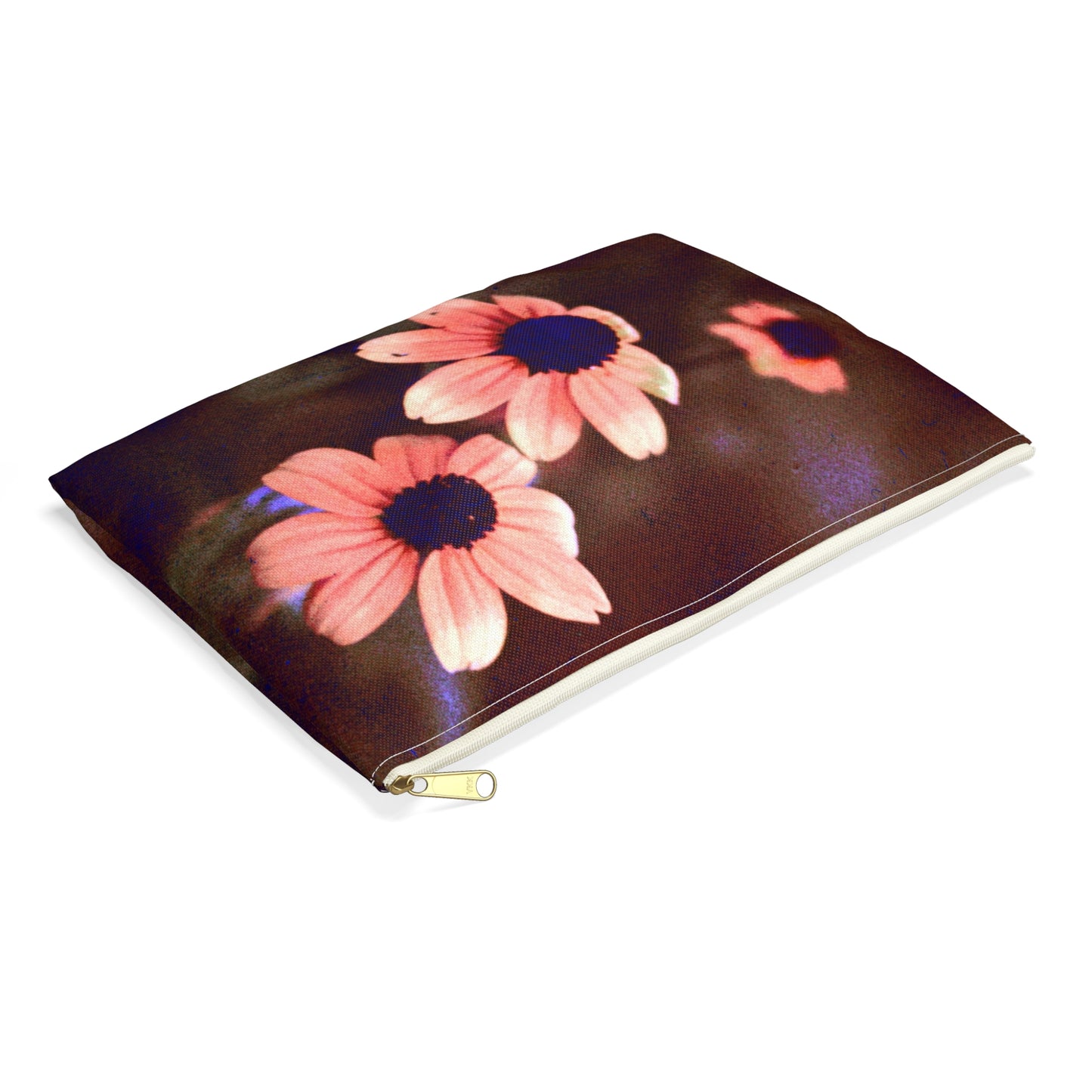 Pink Daisy at Dusk - Makeup pouch