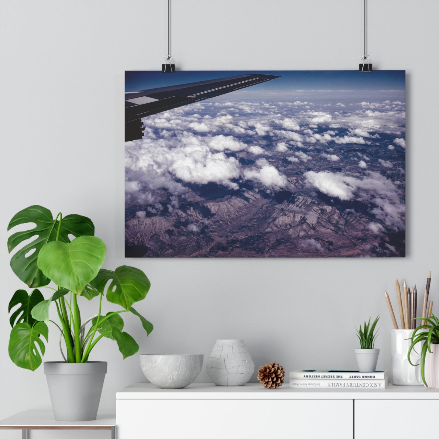 Mountains From Above - Fine Art Print