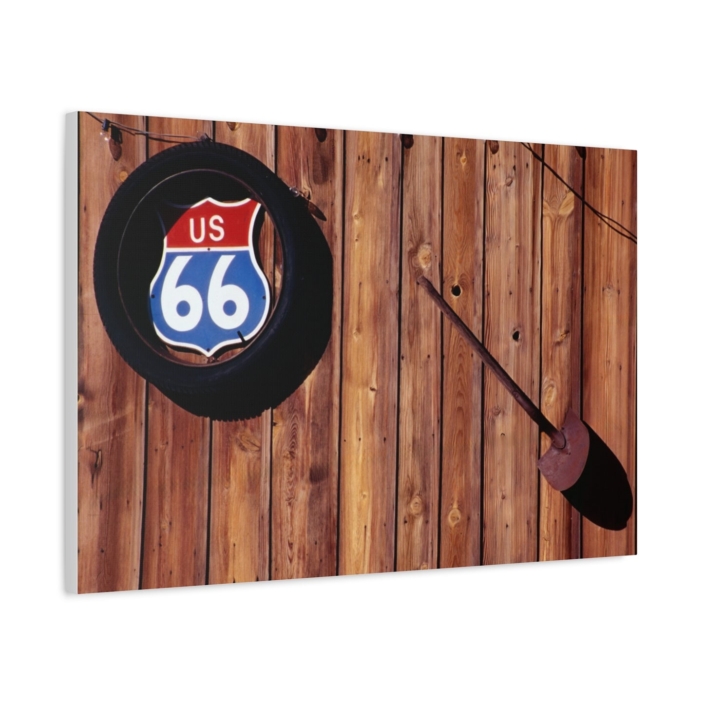 Route 66 - Matte Canvas, Stretched, 1.25 in