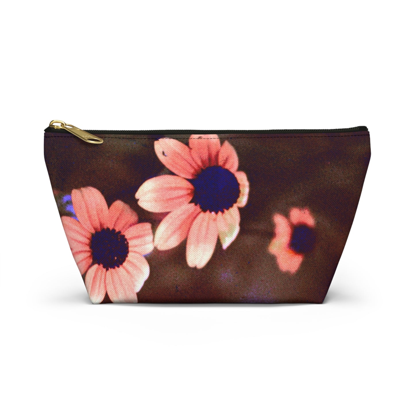 Pink Daisy at Dusk - Stand-up accessory bag