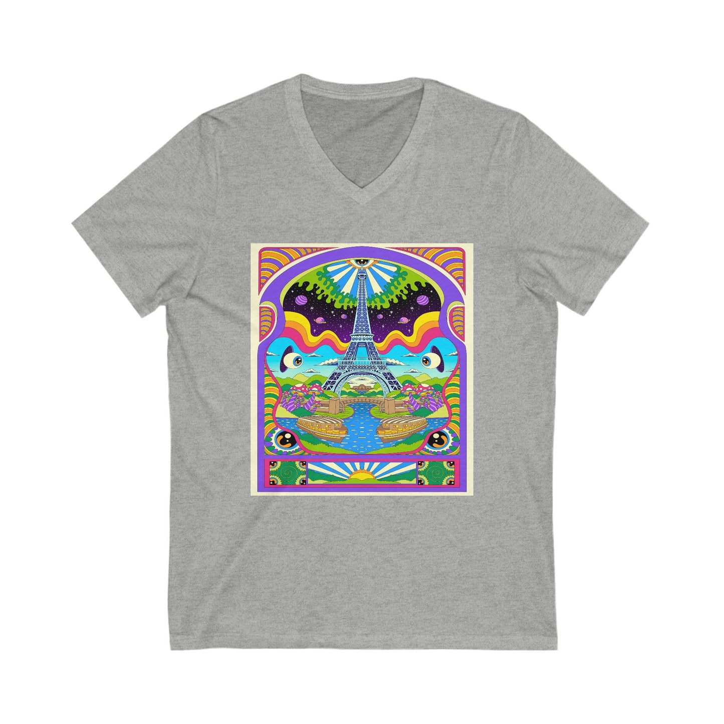 Trippy Paris - V-Neck Tee