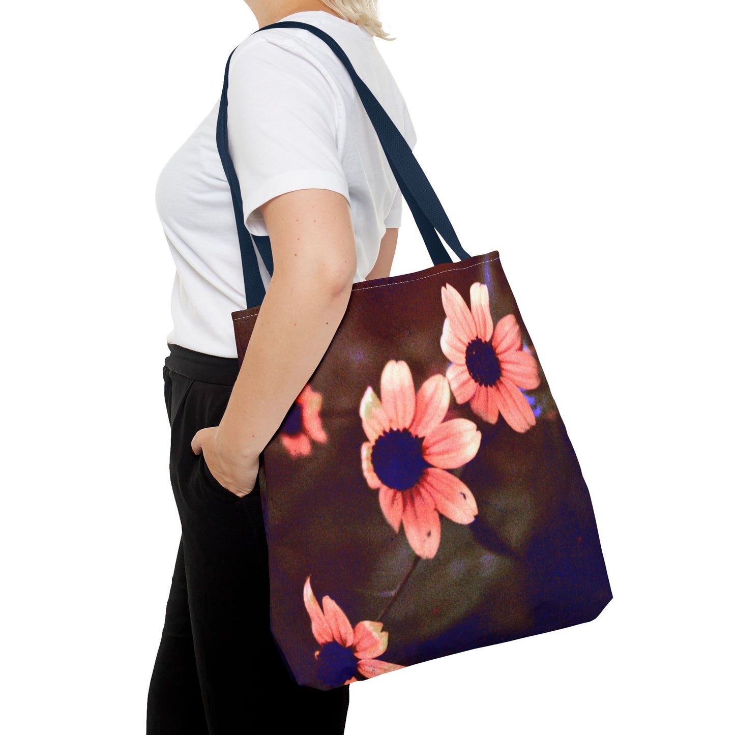 Pink Daisy at Dusk - Tote Bag