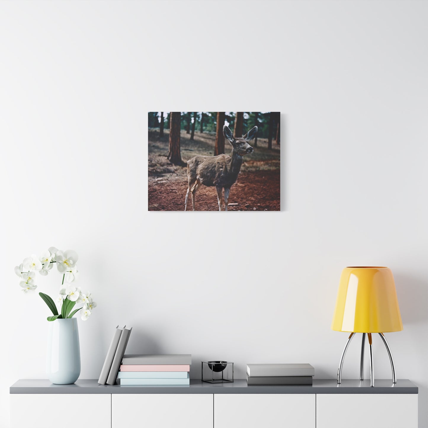 Hello, Deer! - Matte Canvas, Stretched, 1.25 in