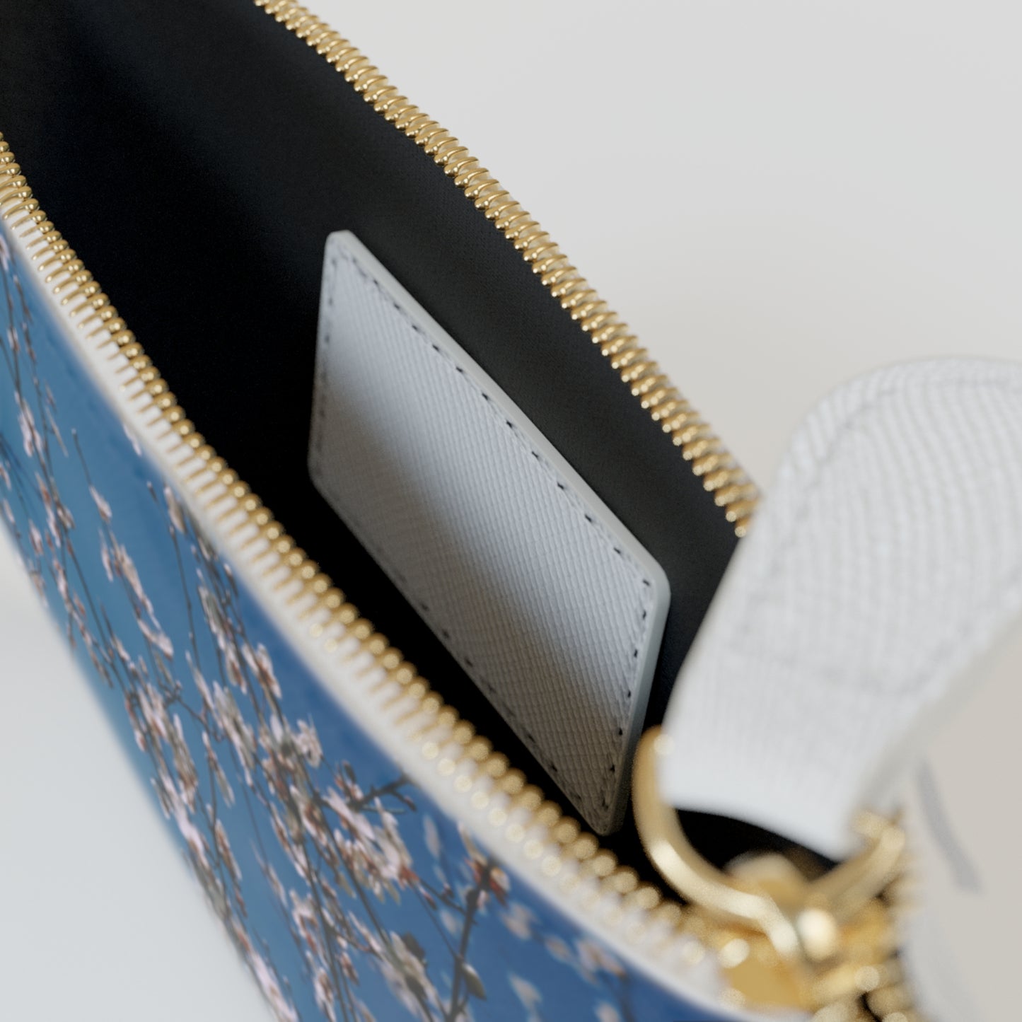 Cherry Blossoms in Blue - Small Clutch