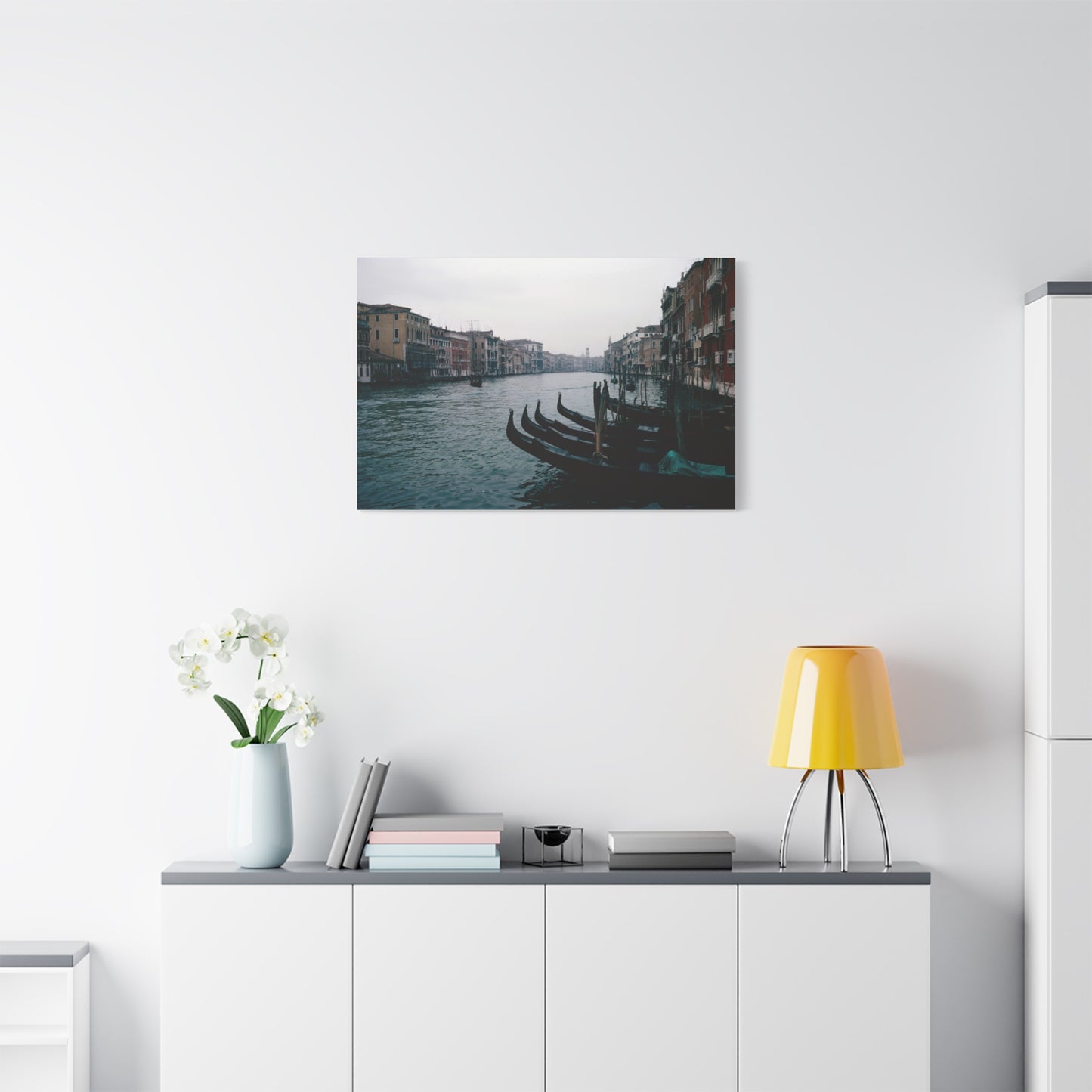 Venice, Italy, Grand Canal, 1976 - Matte Canvas, Stretched, 1.25 in