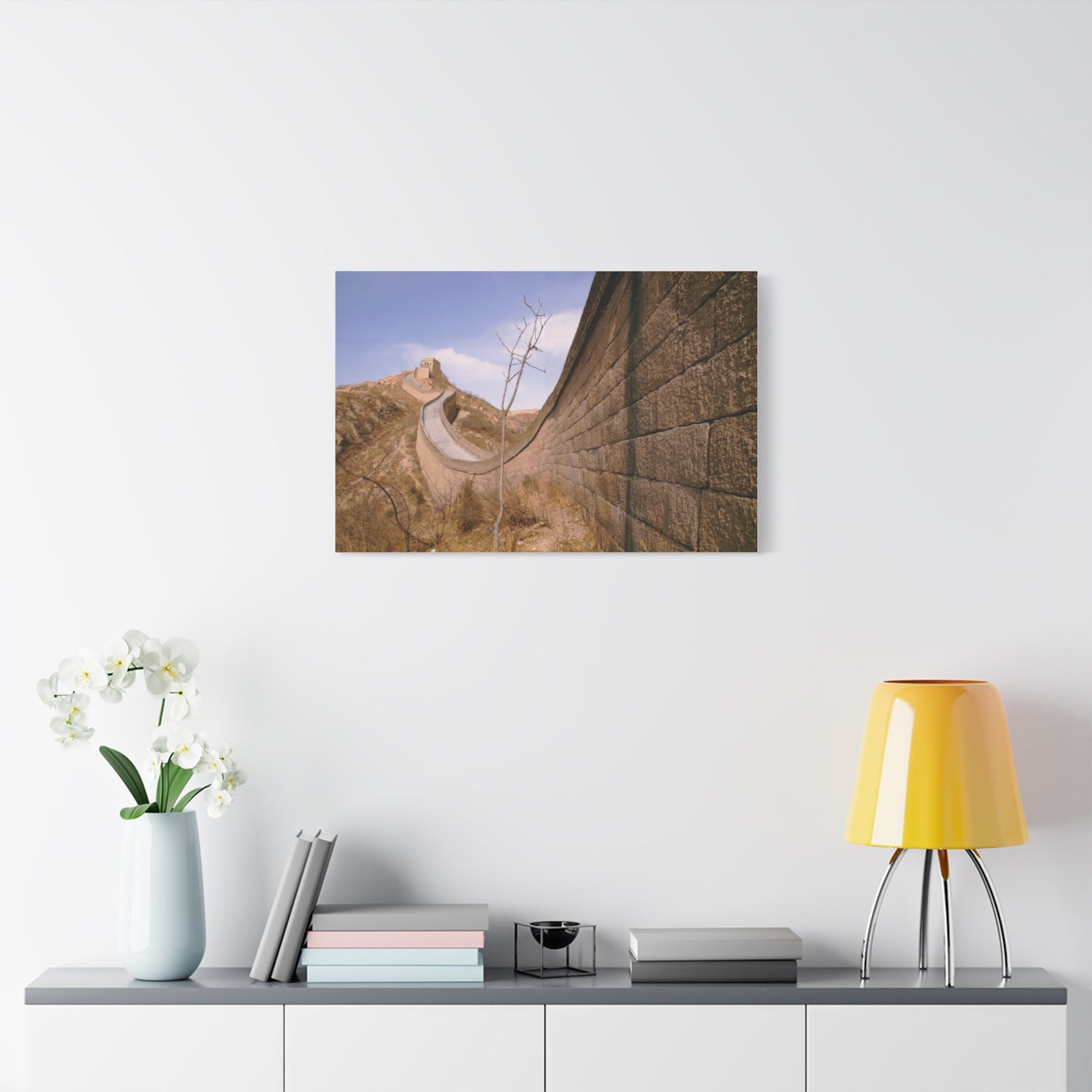 Great Wall Of China, 1974 - Matte Canvas, Stretched, 1.25 in