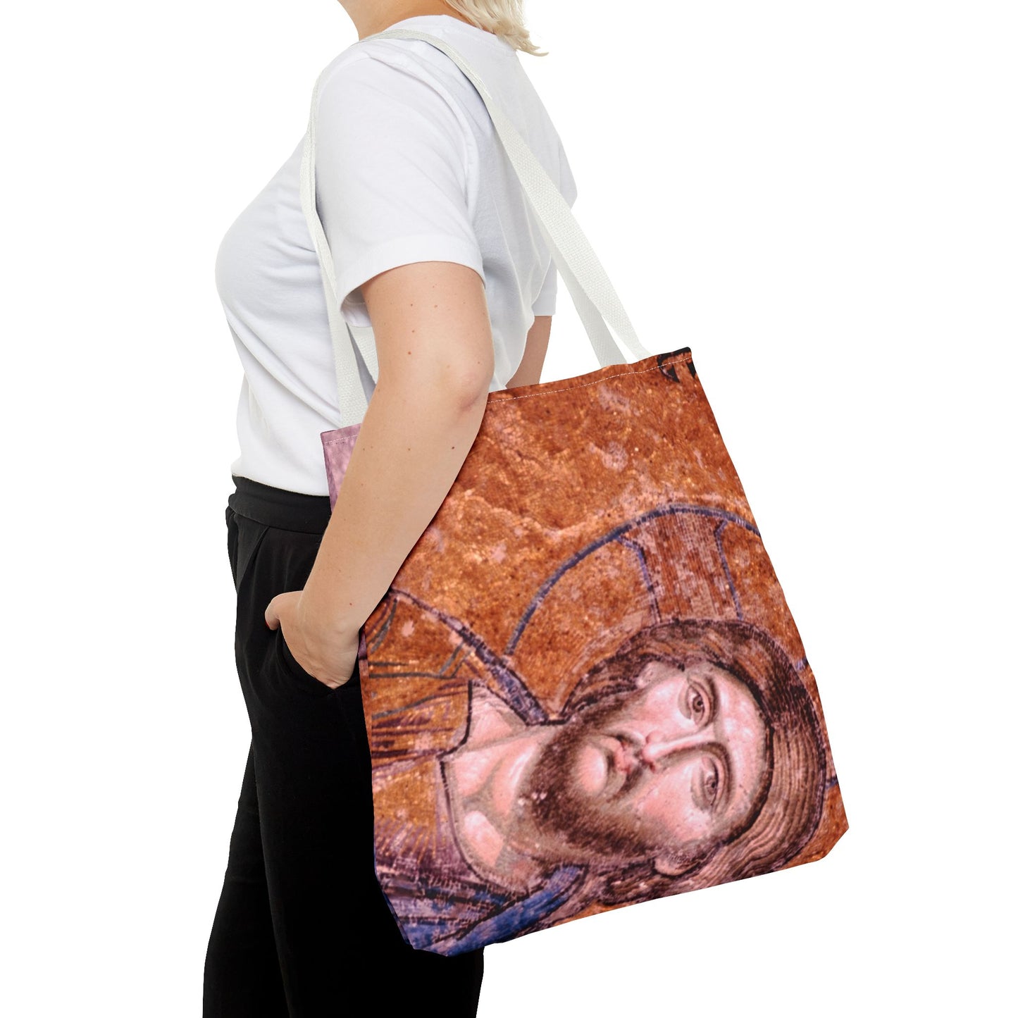 Christ Pantocrator - Hagia Sophia's Deësis mosaic, Sultanahmet, Istanbul, Turkey, 1963 - Tote Bag