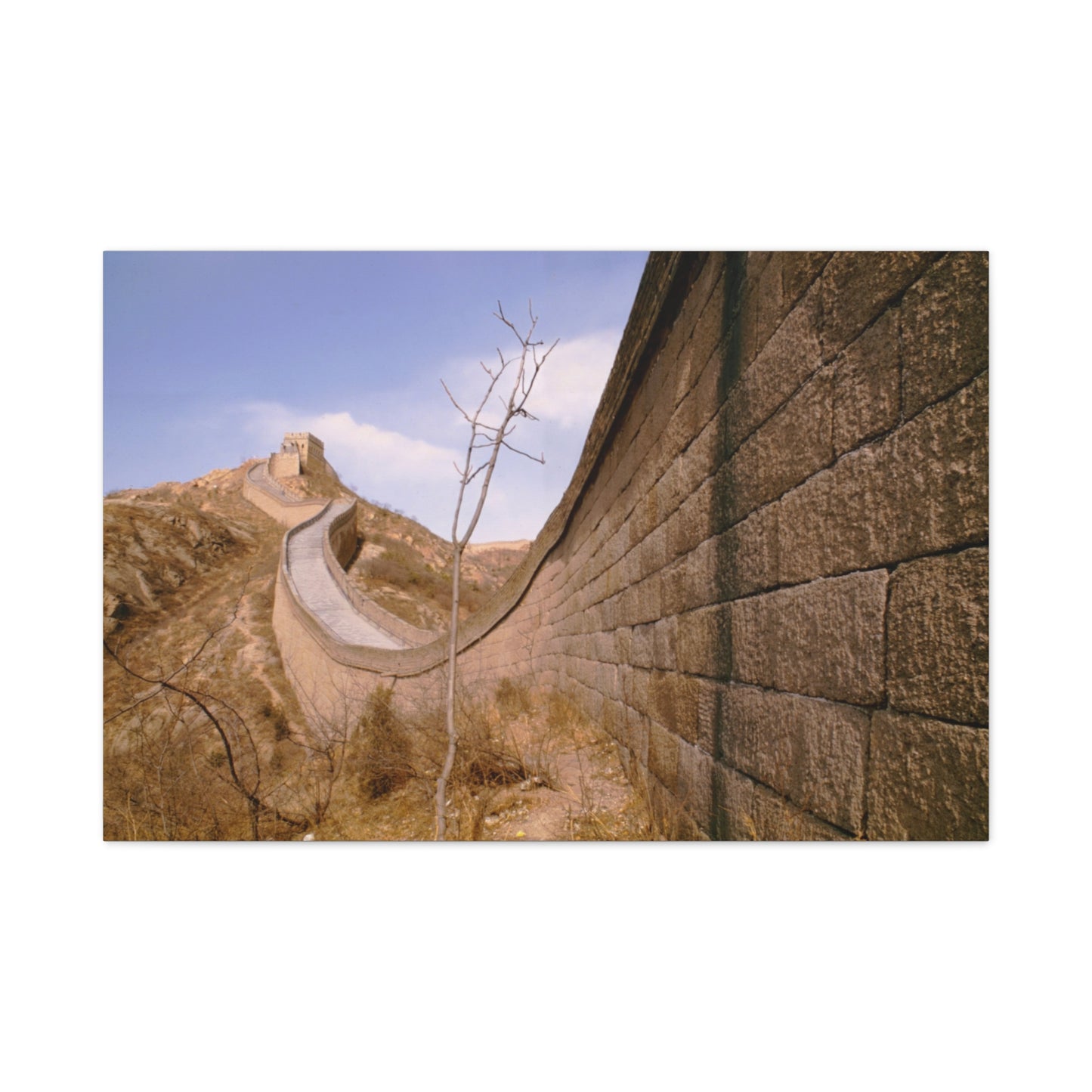 Great Wall Of China, 1974 - Matte Canvas, Stretched, 1.25 in