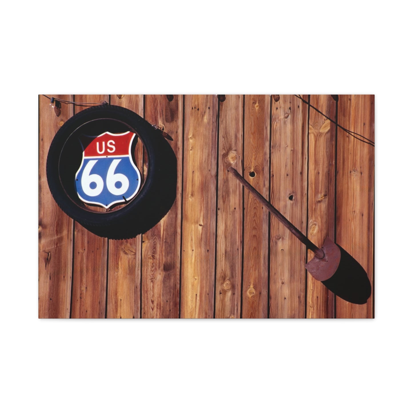 Route 66 - Matte Canvas, Stretched, 1.25 in