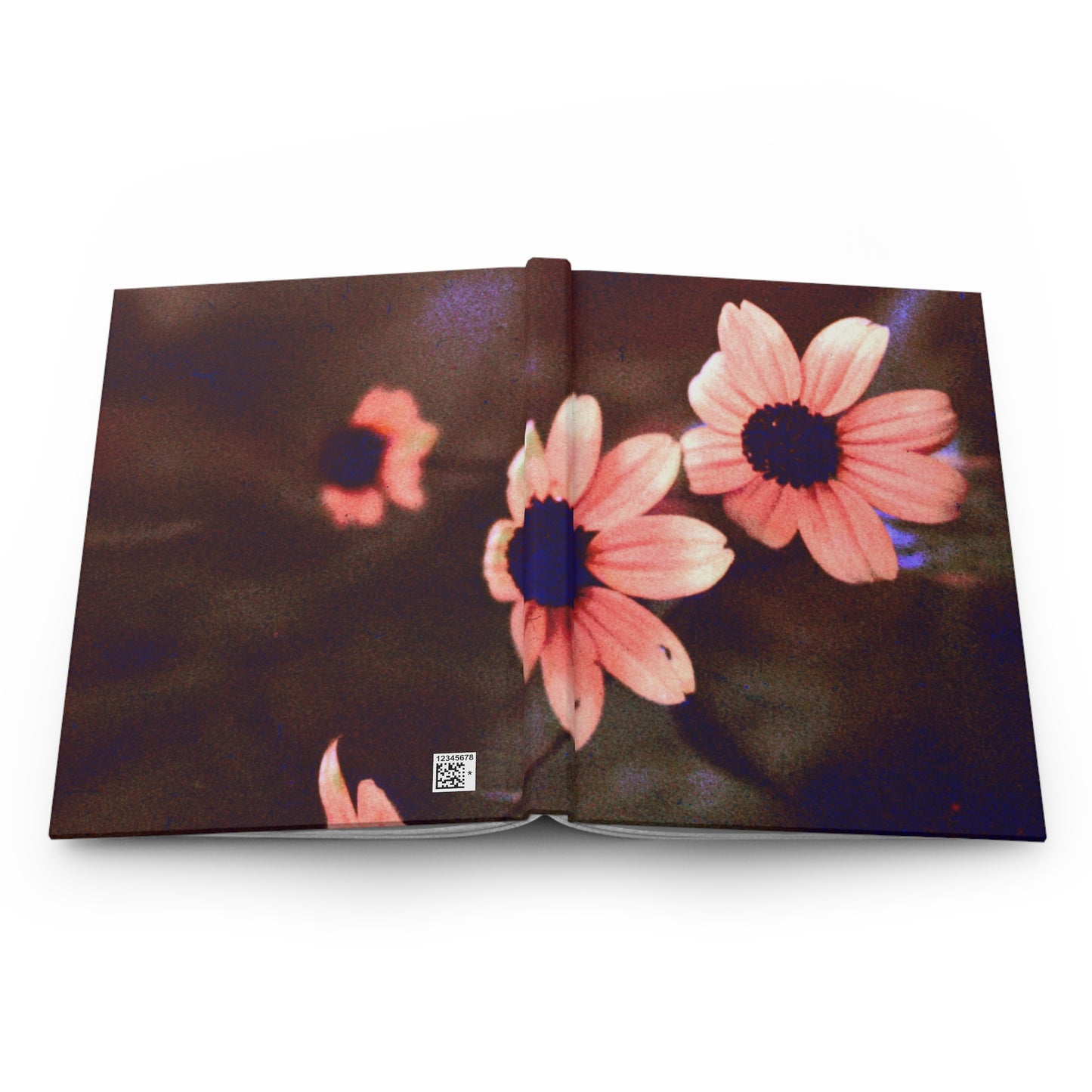 Pink Daisy at Dusk - Hardcover Journal Matte