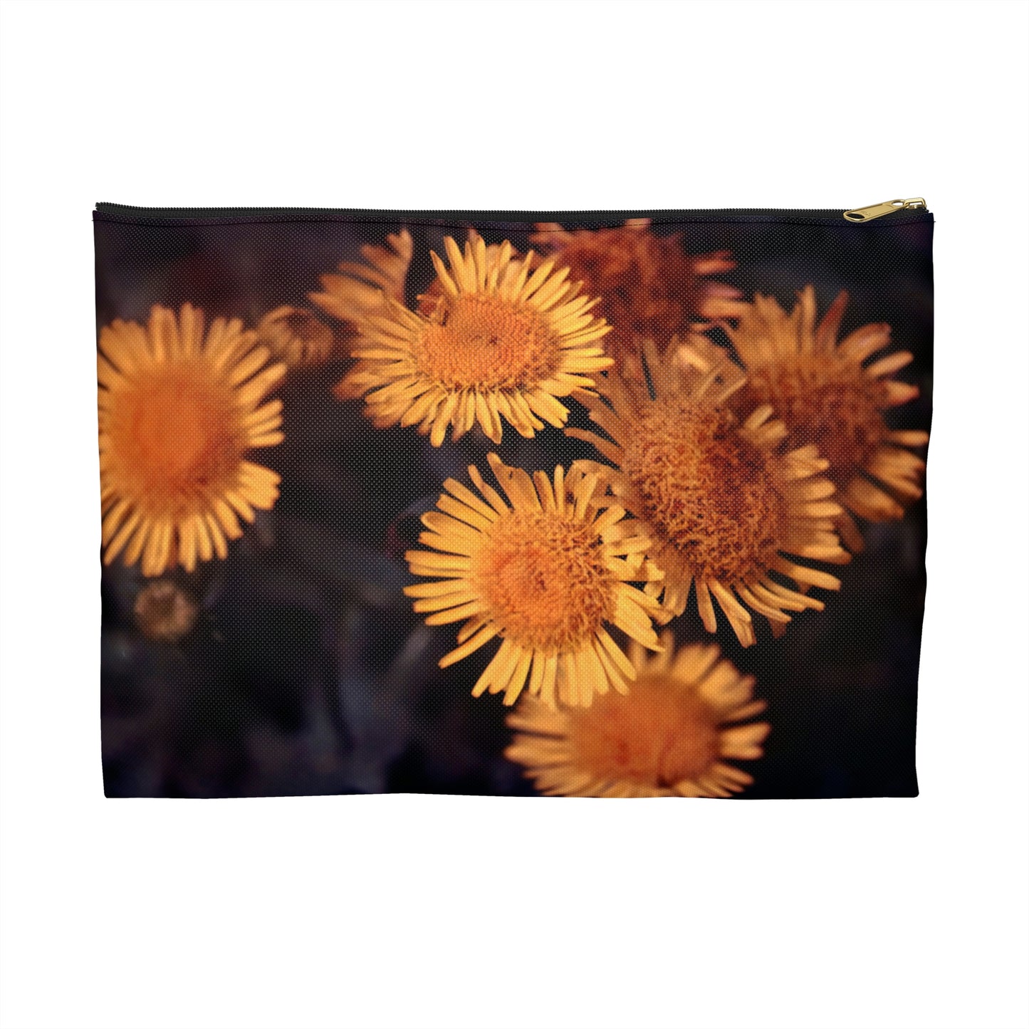 Yellow Blooms "Bring Me With You" - Makeup Pouch