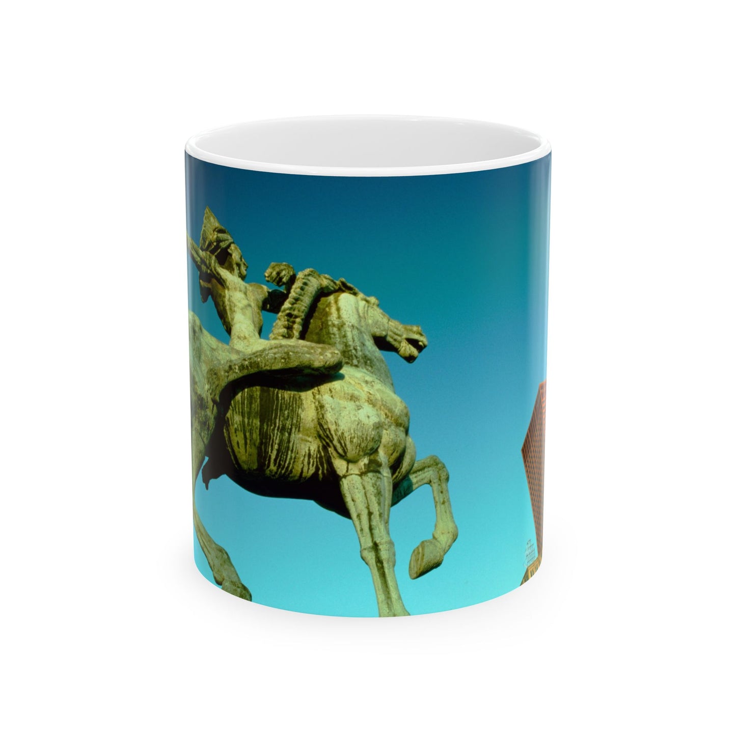 The Spearman, Grant Park, Chicago, 1974 - Ceramic Mug