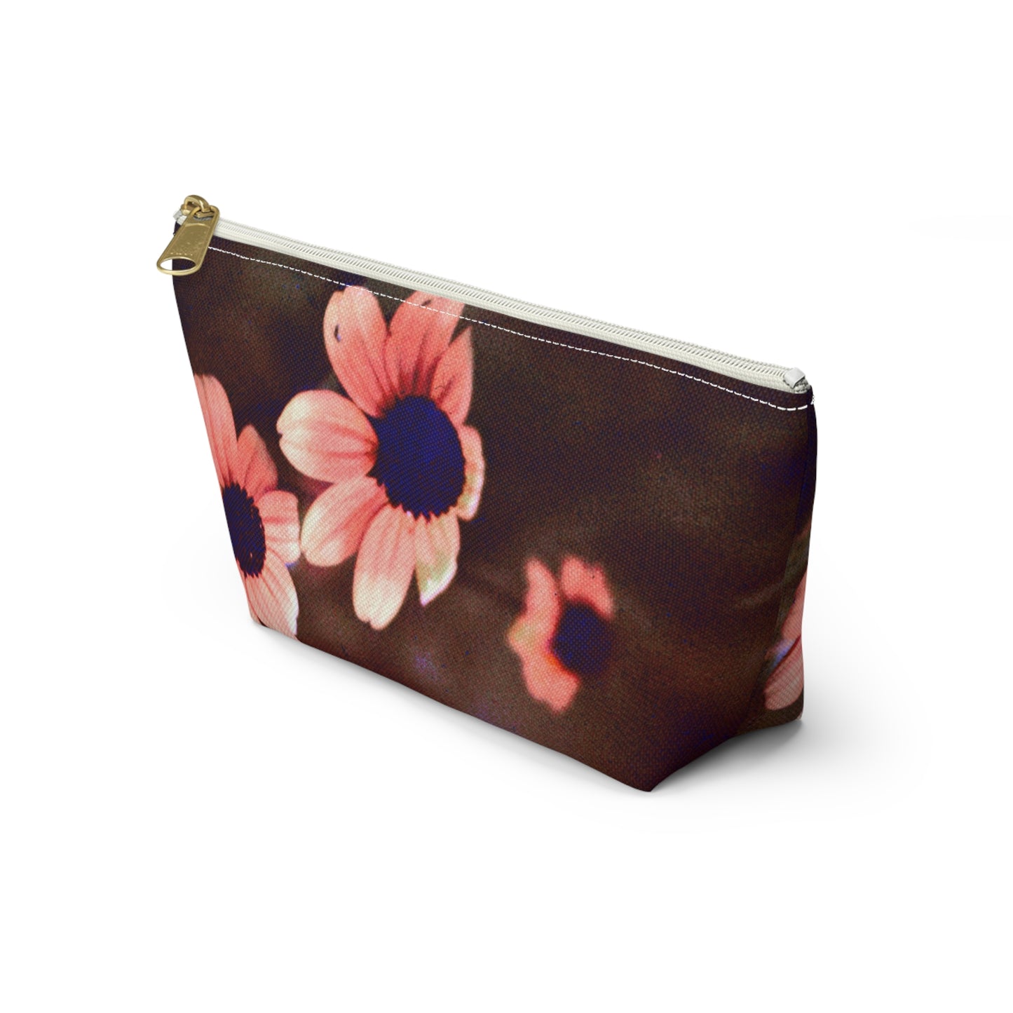 Pink Daisy at Dusk - Stand-up accessory bag