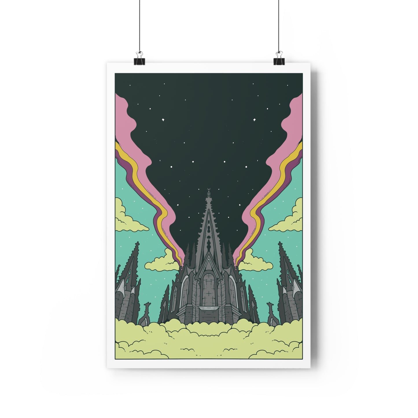 Trippy Barcelona - Giclée Fine Art Print