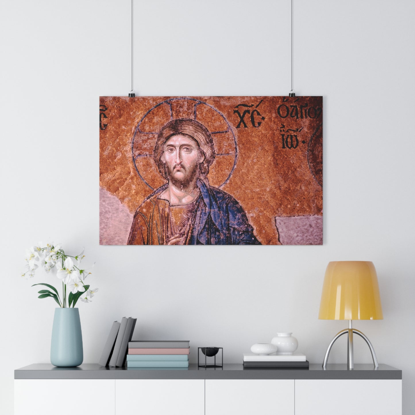 Christ Pantocrator - Hagia Sophia's Deësis mosaic, Sultanahmet, Istanbul, Turkey, 1963 - Giclée Fine Art Print