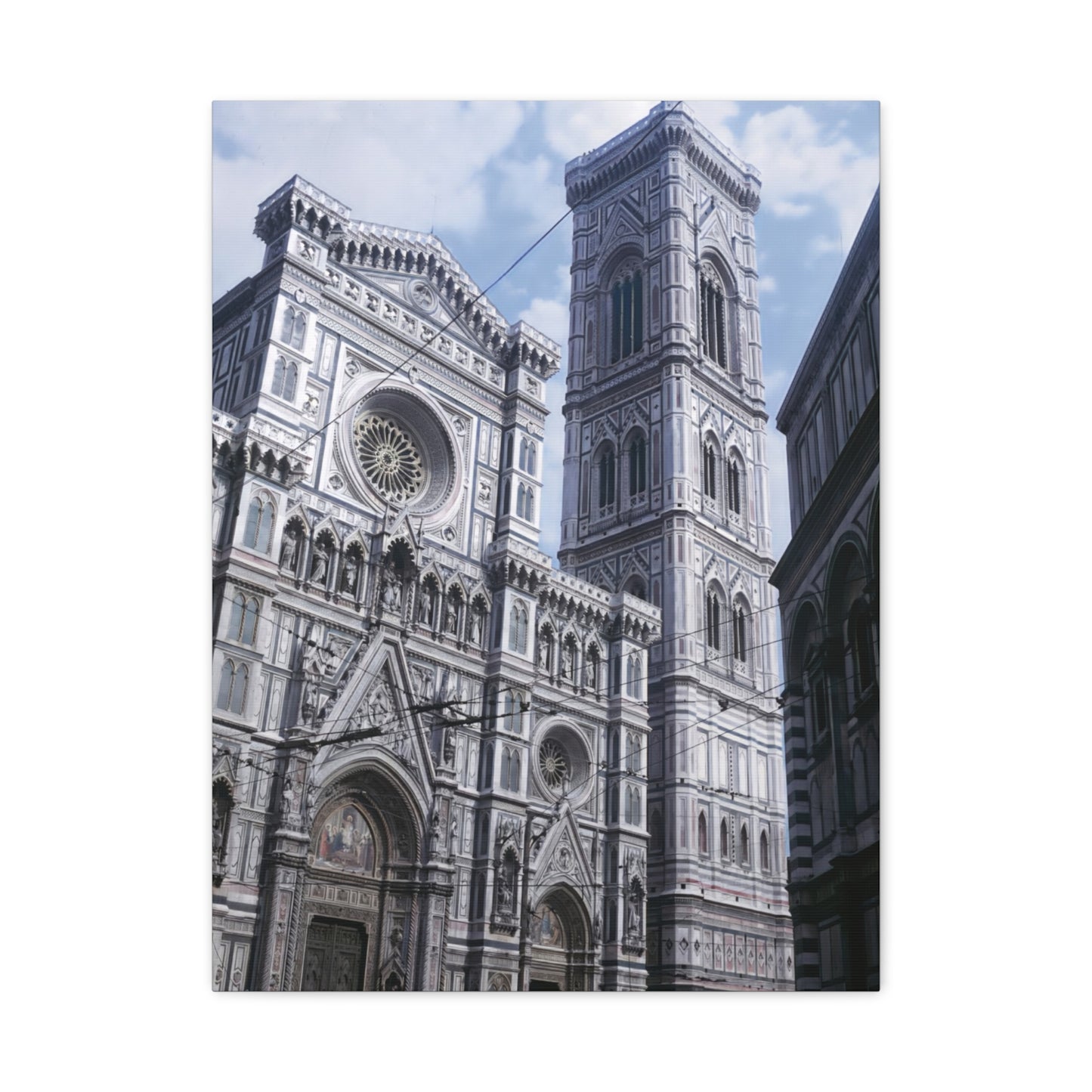 Giotto's Campanile & The Florence Cathedral - Matte Canvas, Stretched, 1.25 in