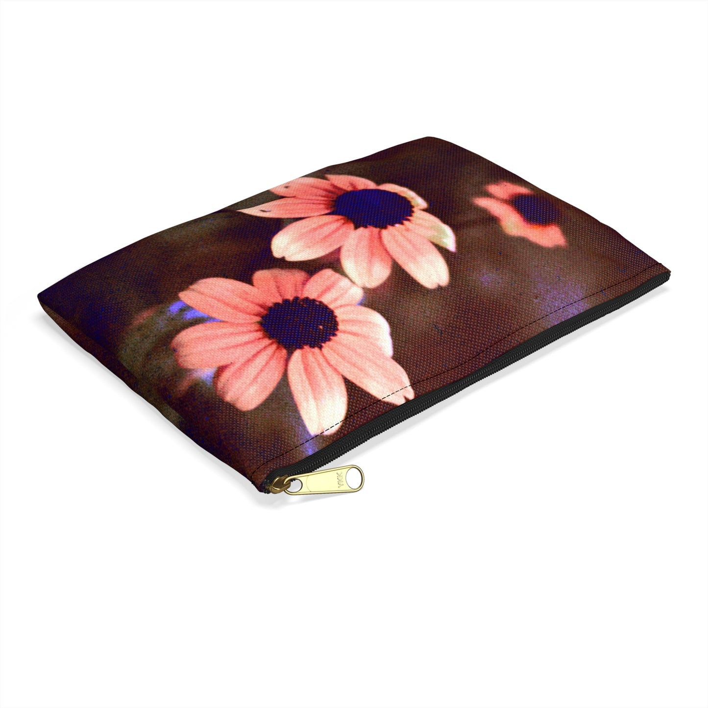 Pink Daisy at Dusk - Makeup pouch