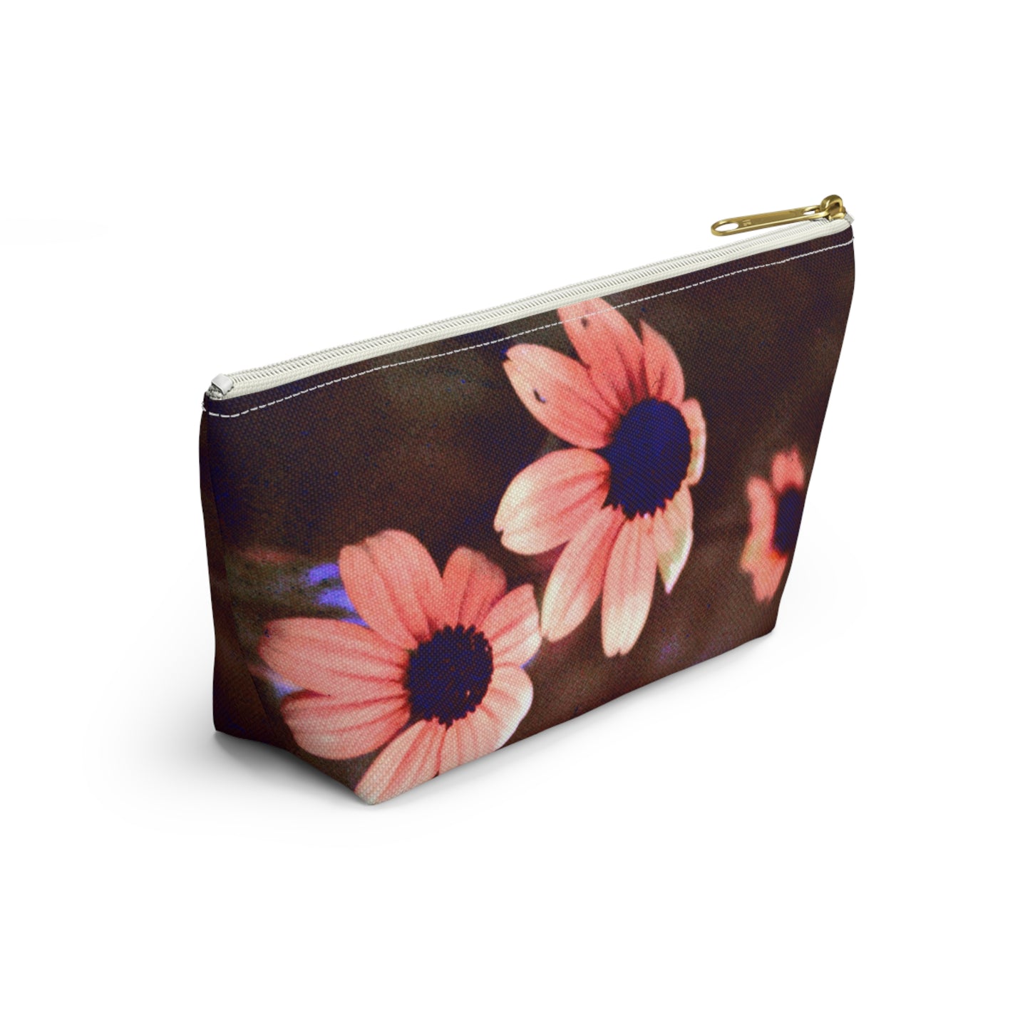 Pink Daisy at Dusk - Stand-up accessory bag